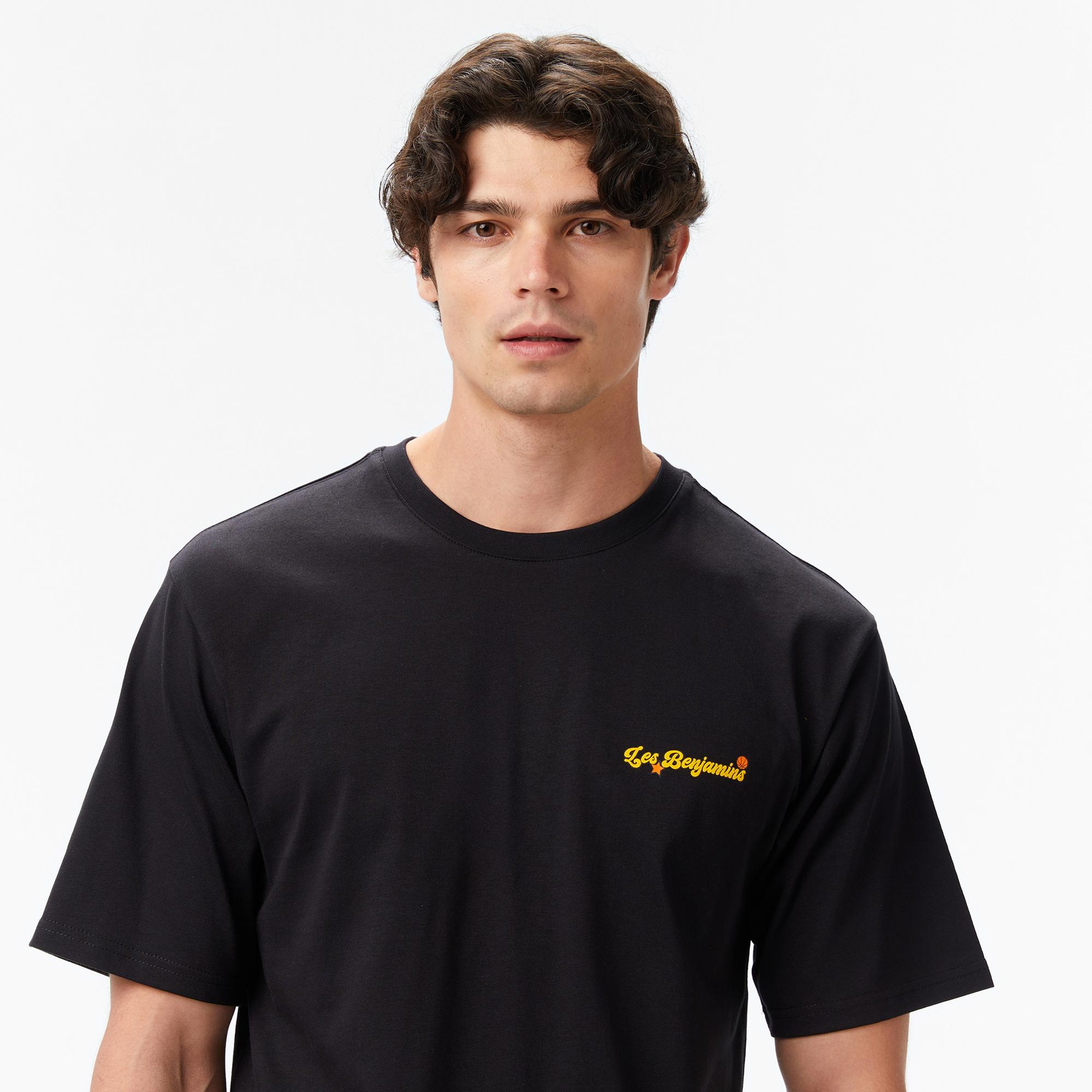 Les Benjamins Erkek Siyah T-Shirt