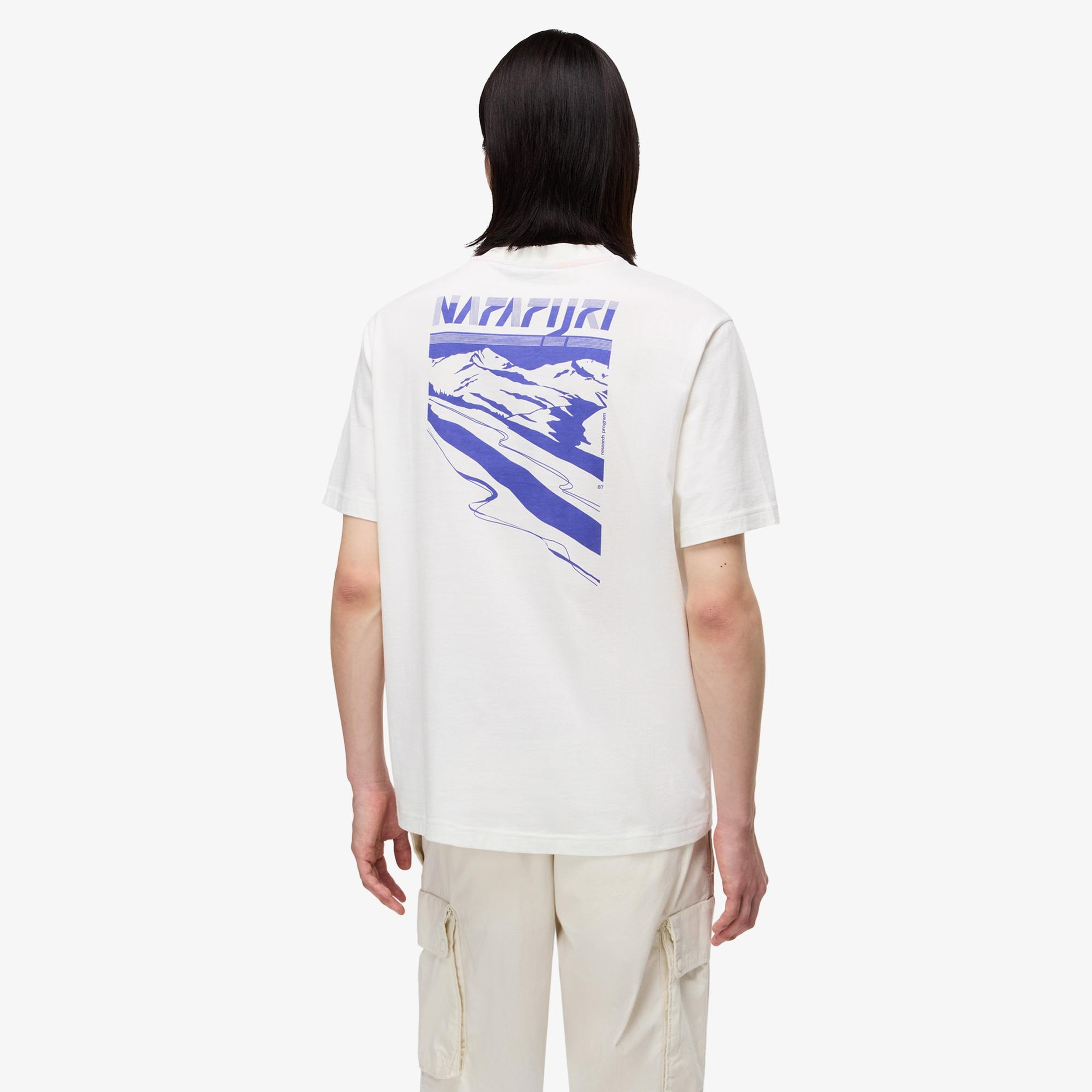 Napapijri S-Guide Erkek Beyaz T-Shirt