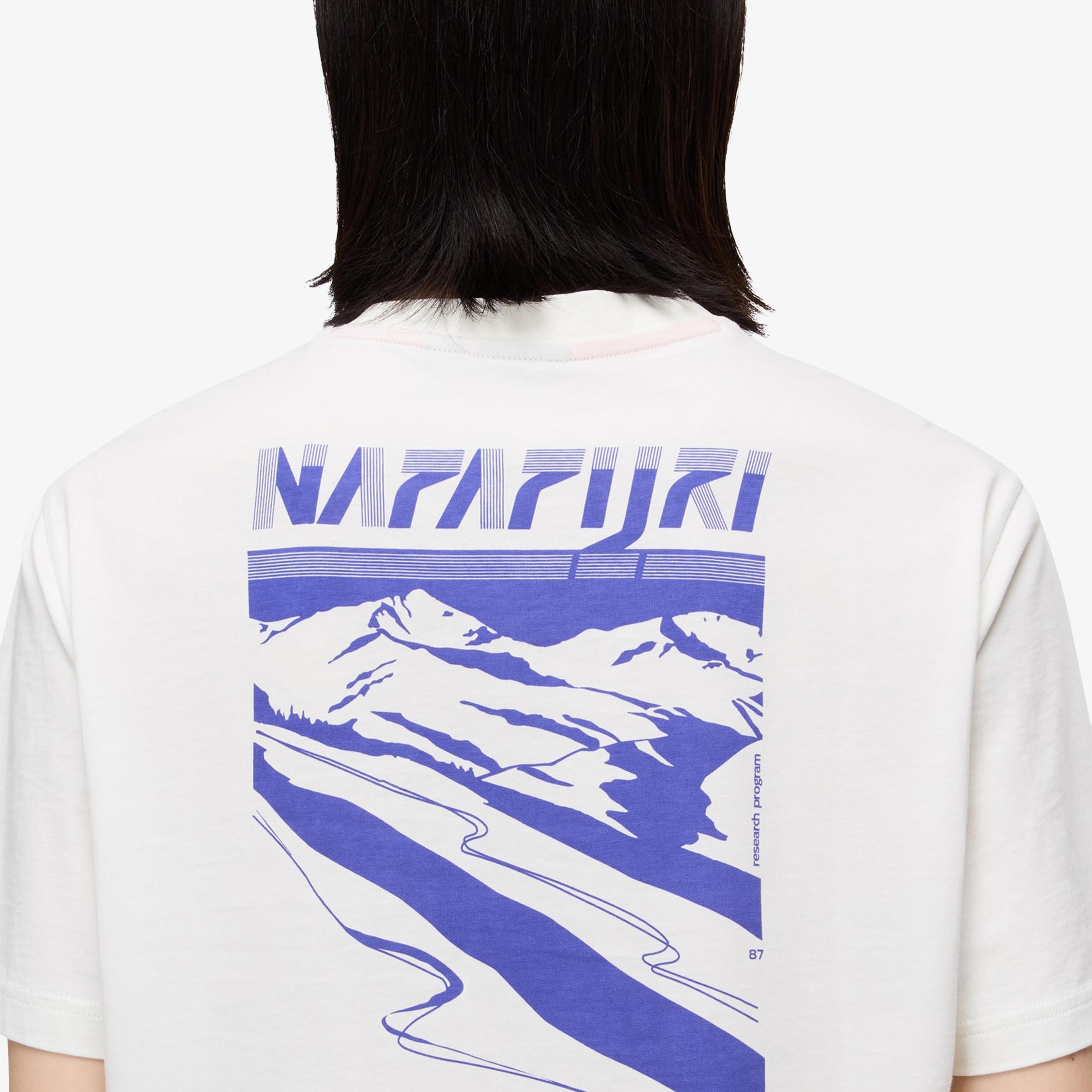 Napapijri S-Guide Erkek Beyaz T-Shirt