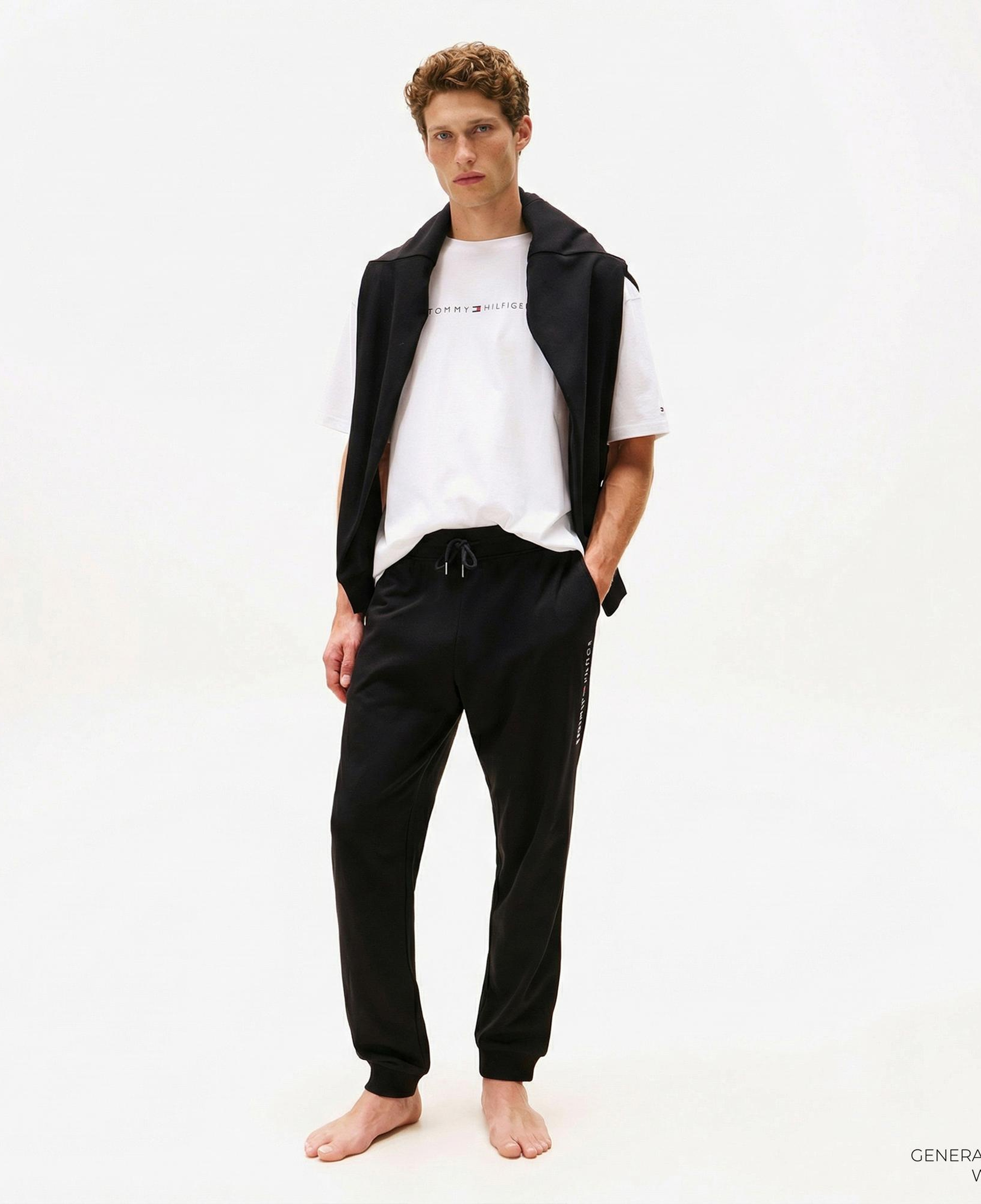 Tommy Hilfiger Track Erkek Siyah Pijama