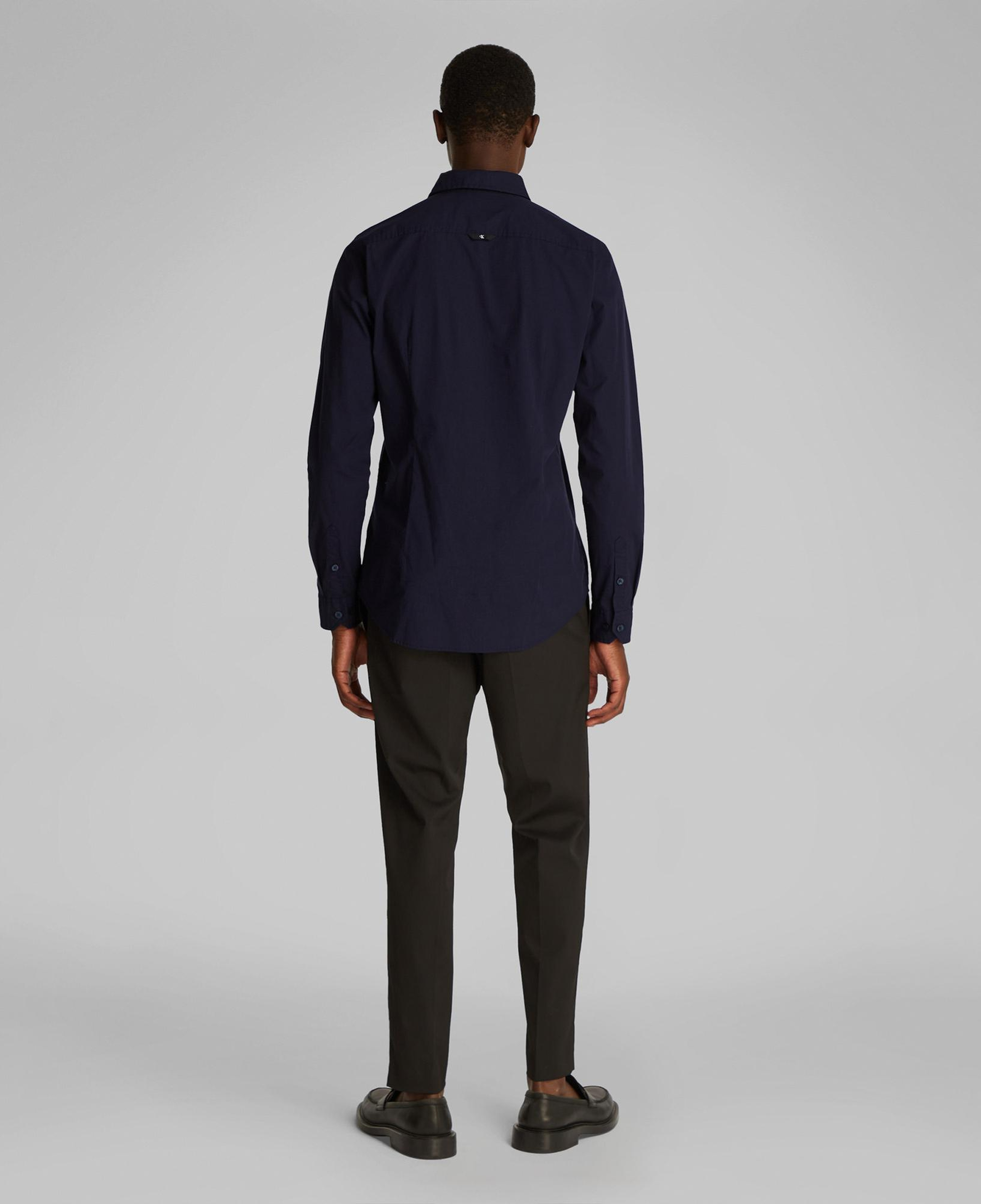 Calvin Klein Slim Stretch Erkek Lacivert Gömlek