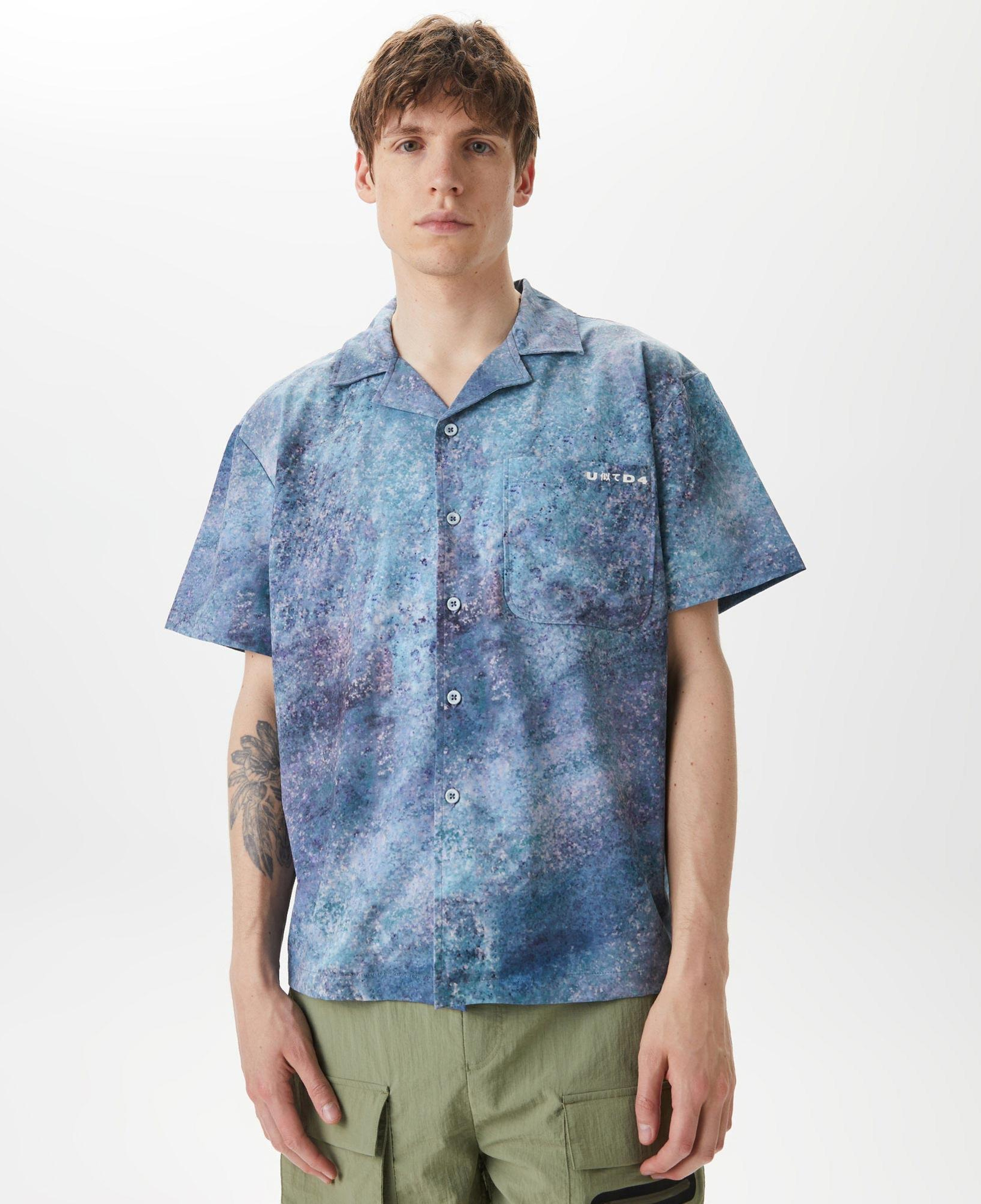 UNITED4 Classic Erkek Mavi Gömlek
