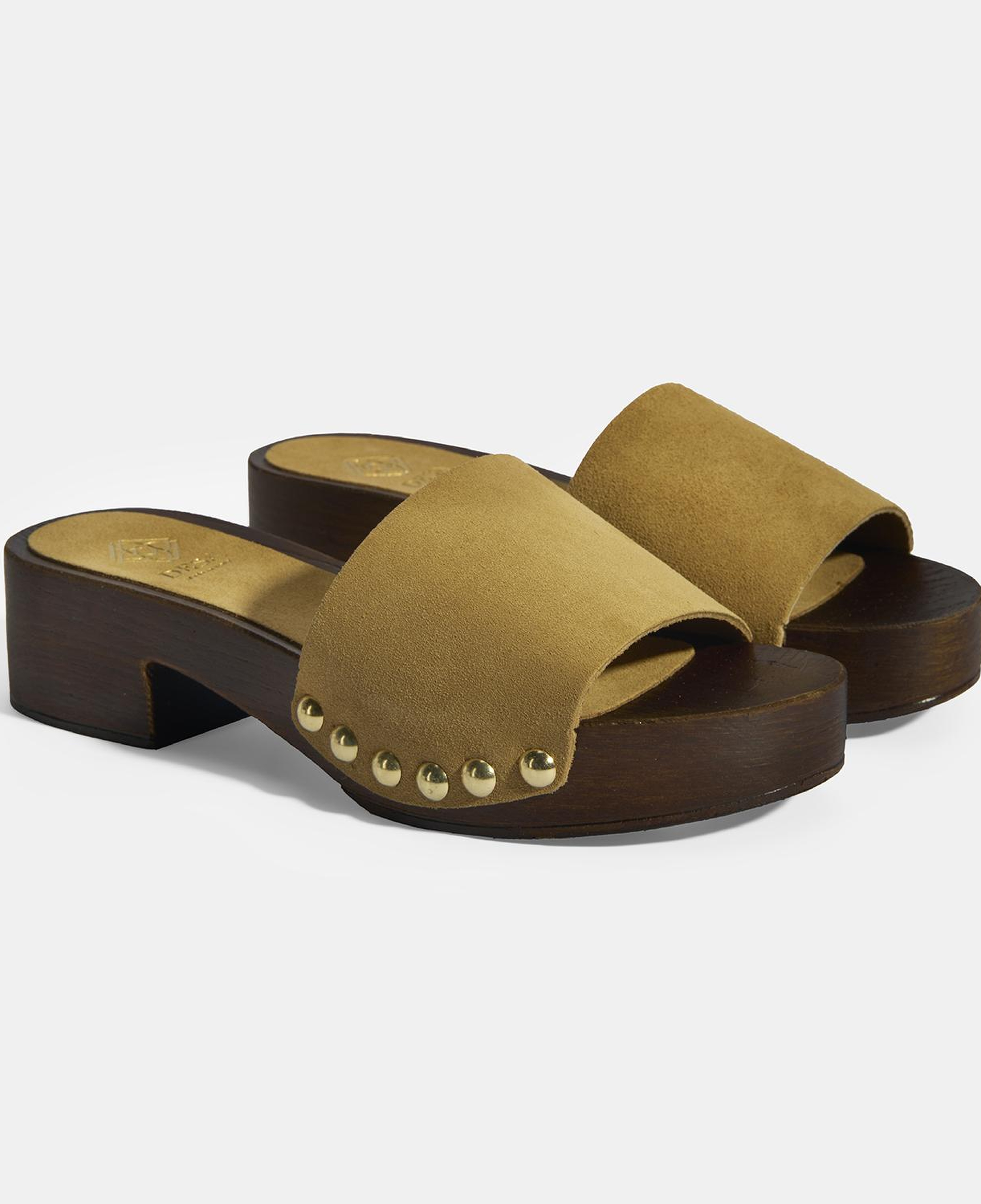 Limited Edition Kadın Taba Süet Topuklu Terlik