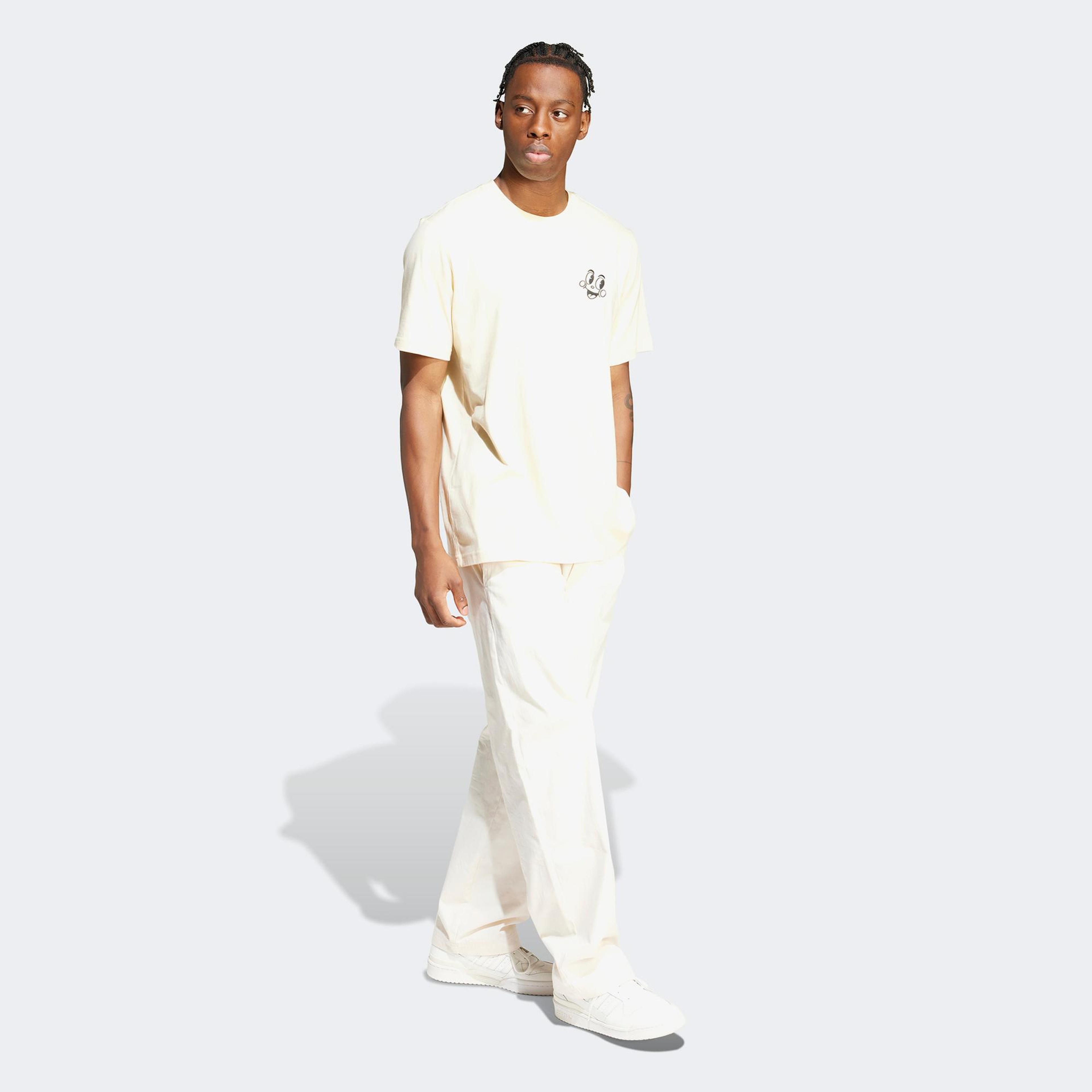 adidas Originals 70s Fleece Erkek Krem T-Shirt