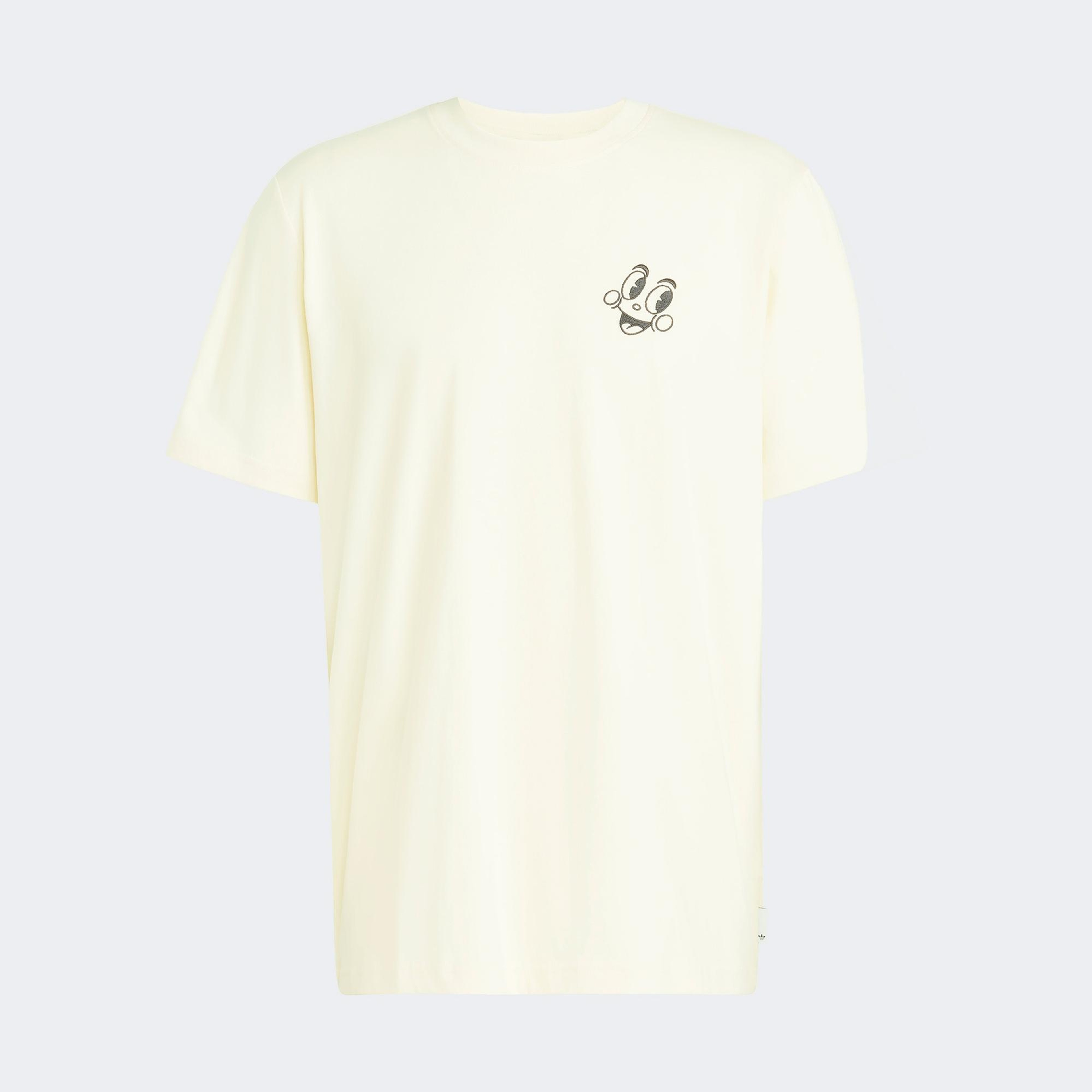 adidas Originals 70s Fleece Erkek Krem T-Shirt