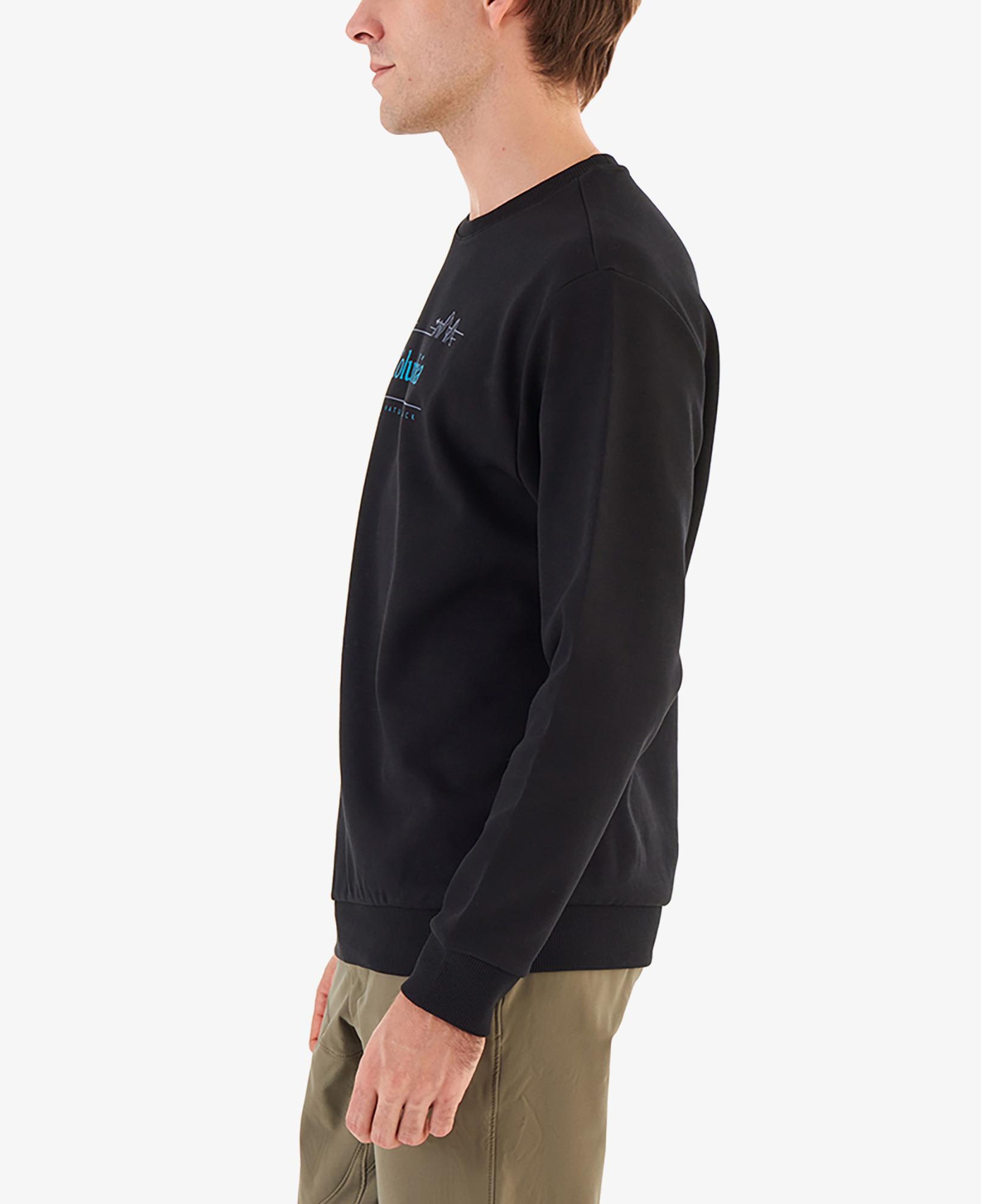 Columbia Nature And Back Crew Erkek Siyah Sweatshirt