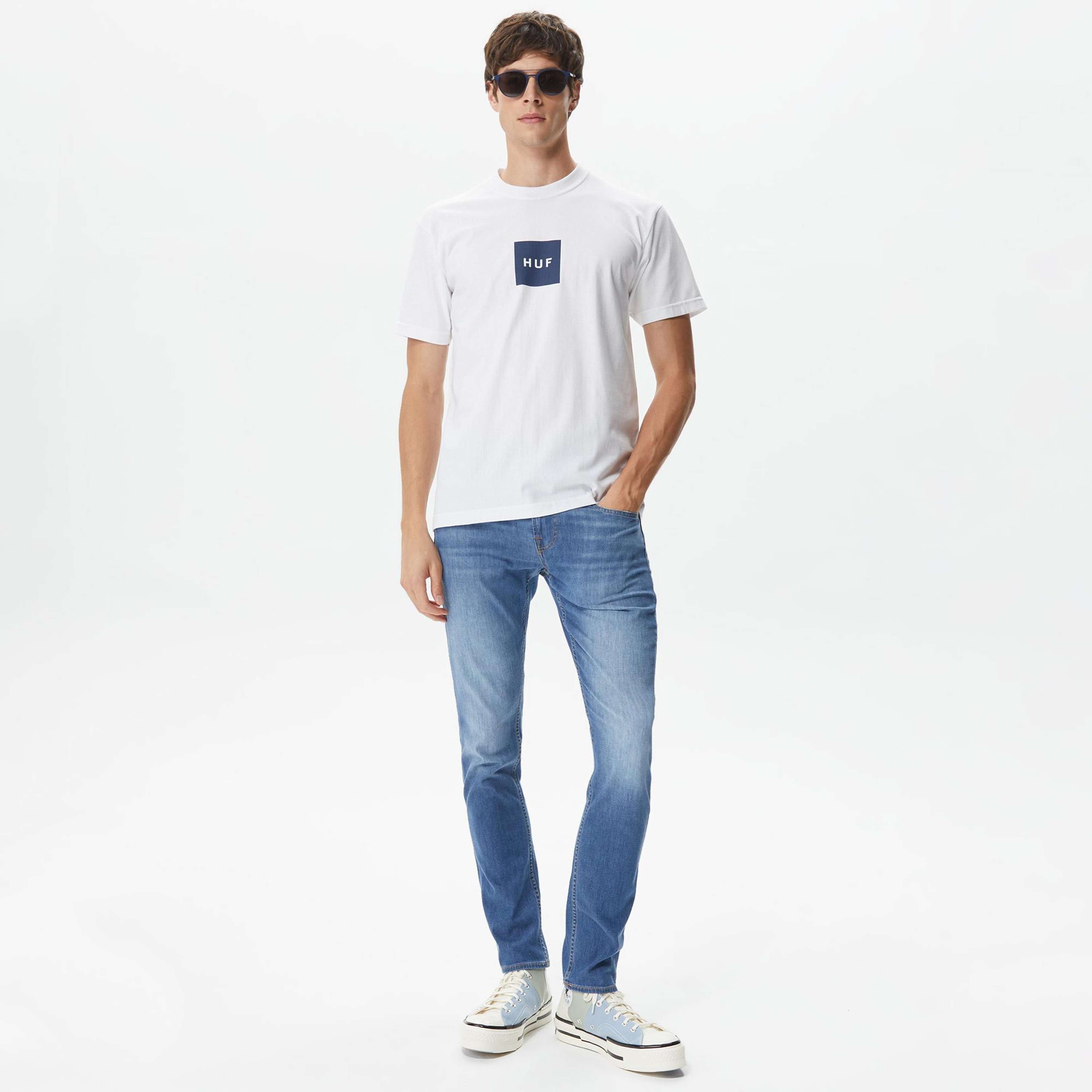 Huf Set Box Erkek Beyaz T-Shirt