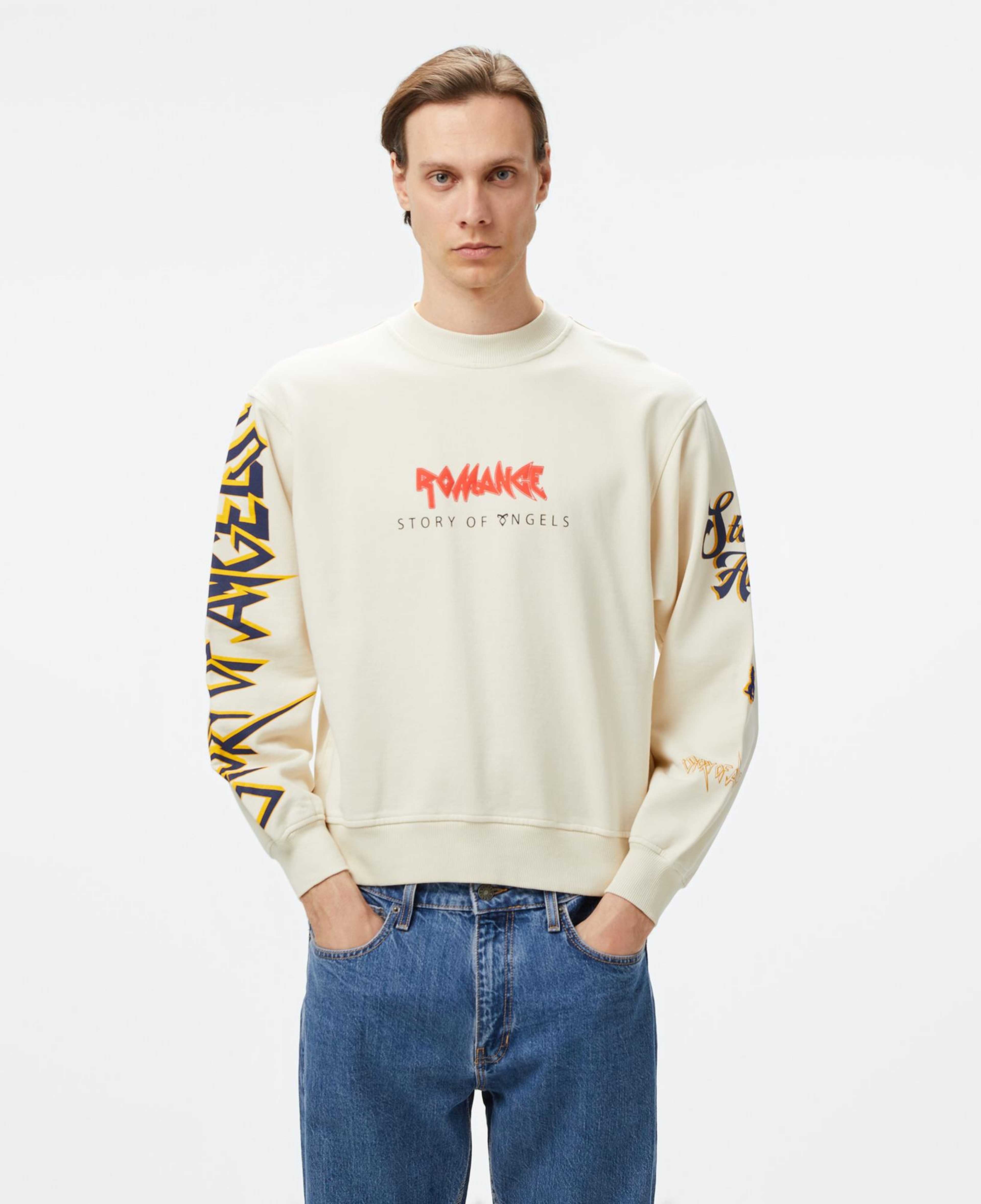 Story Of Angels Budha Dream Water Colour Erkek Krem T-Shirt