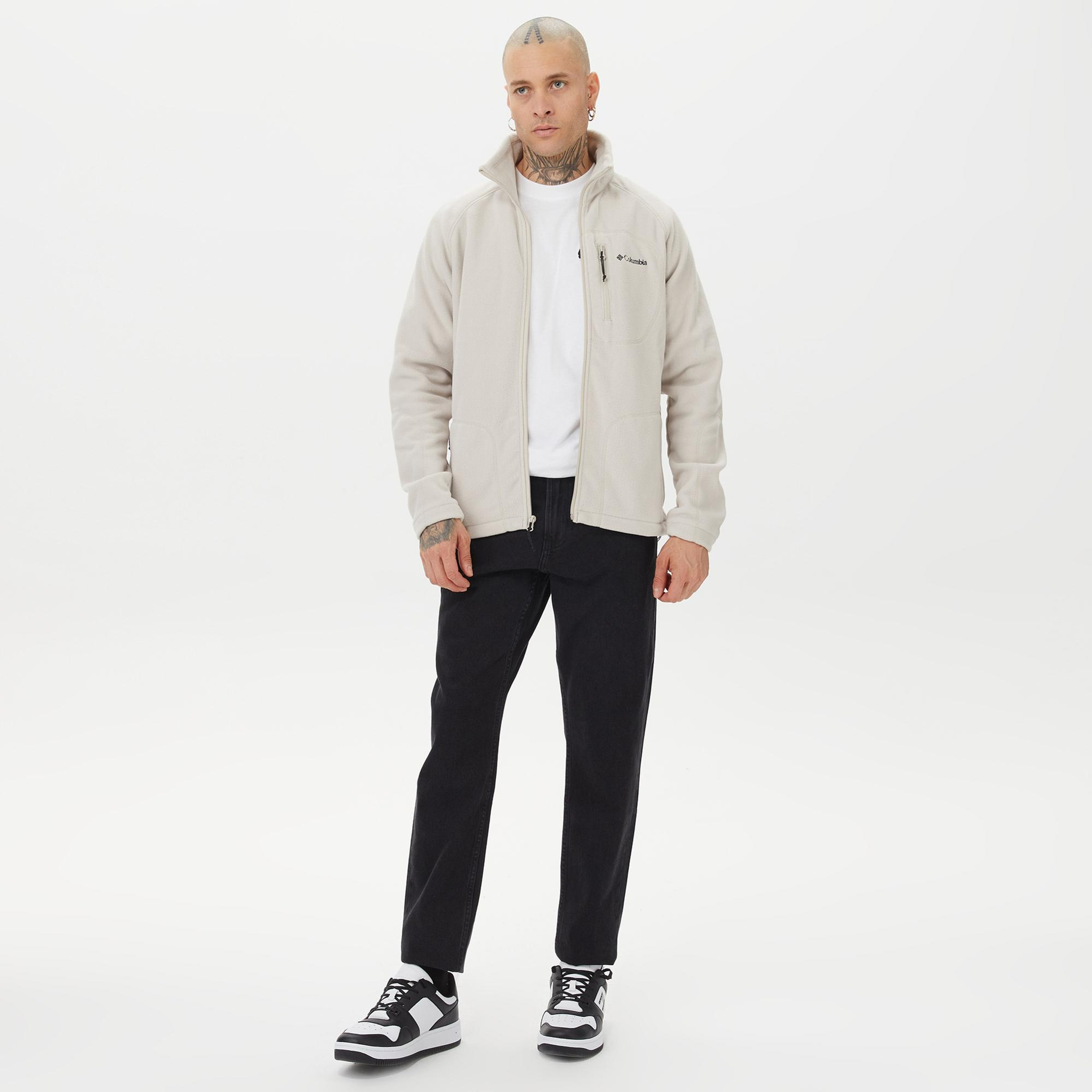 Columbia Fast Trek II Erkek Krem Polar Ceket