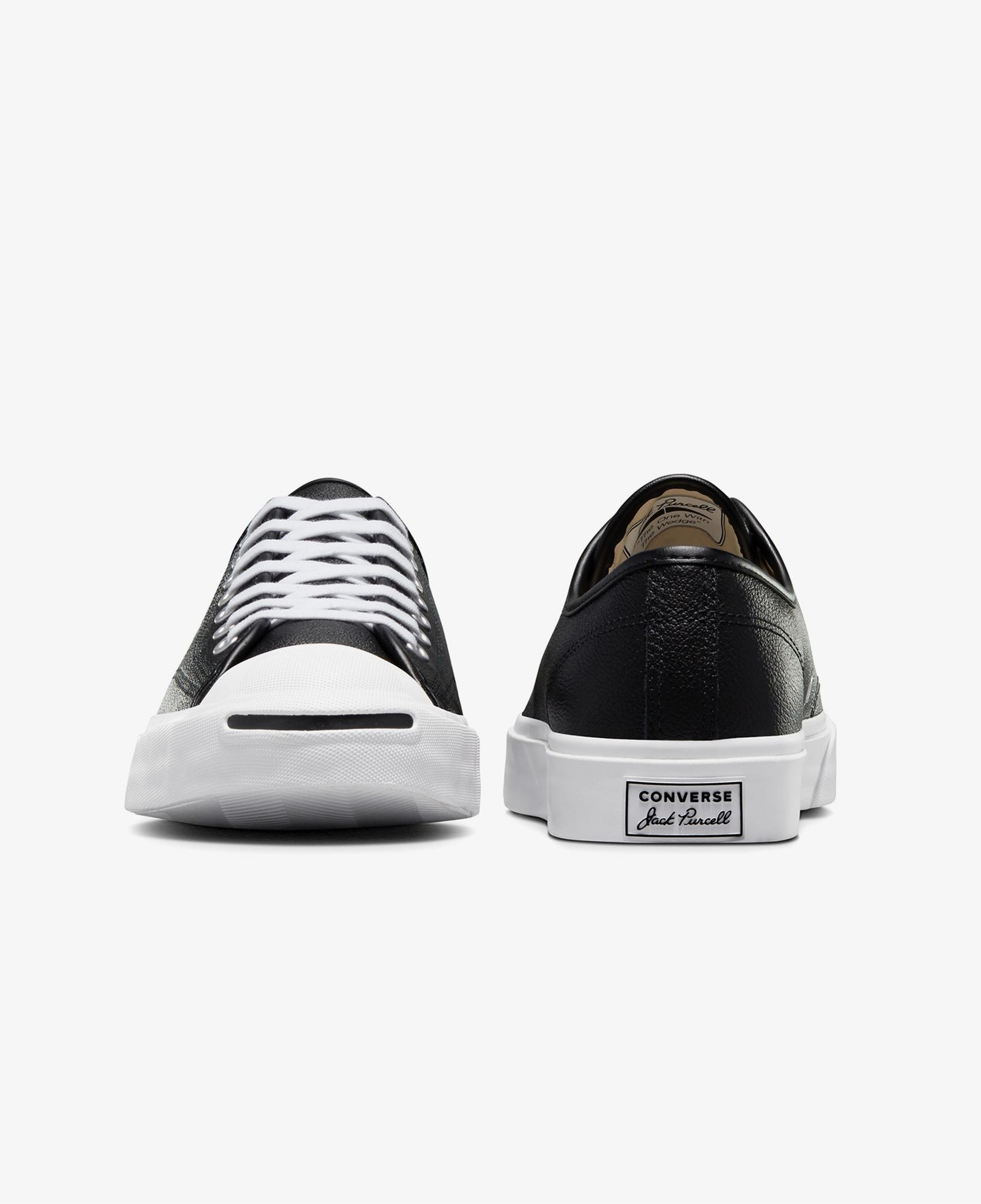 Converse Jack Purcell Unisex Siyah Deri Sneaker