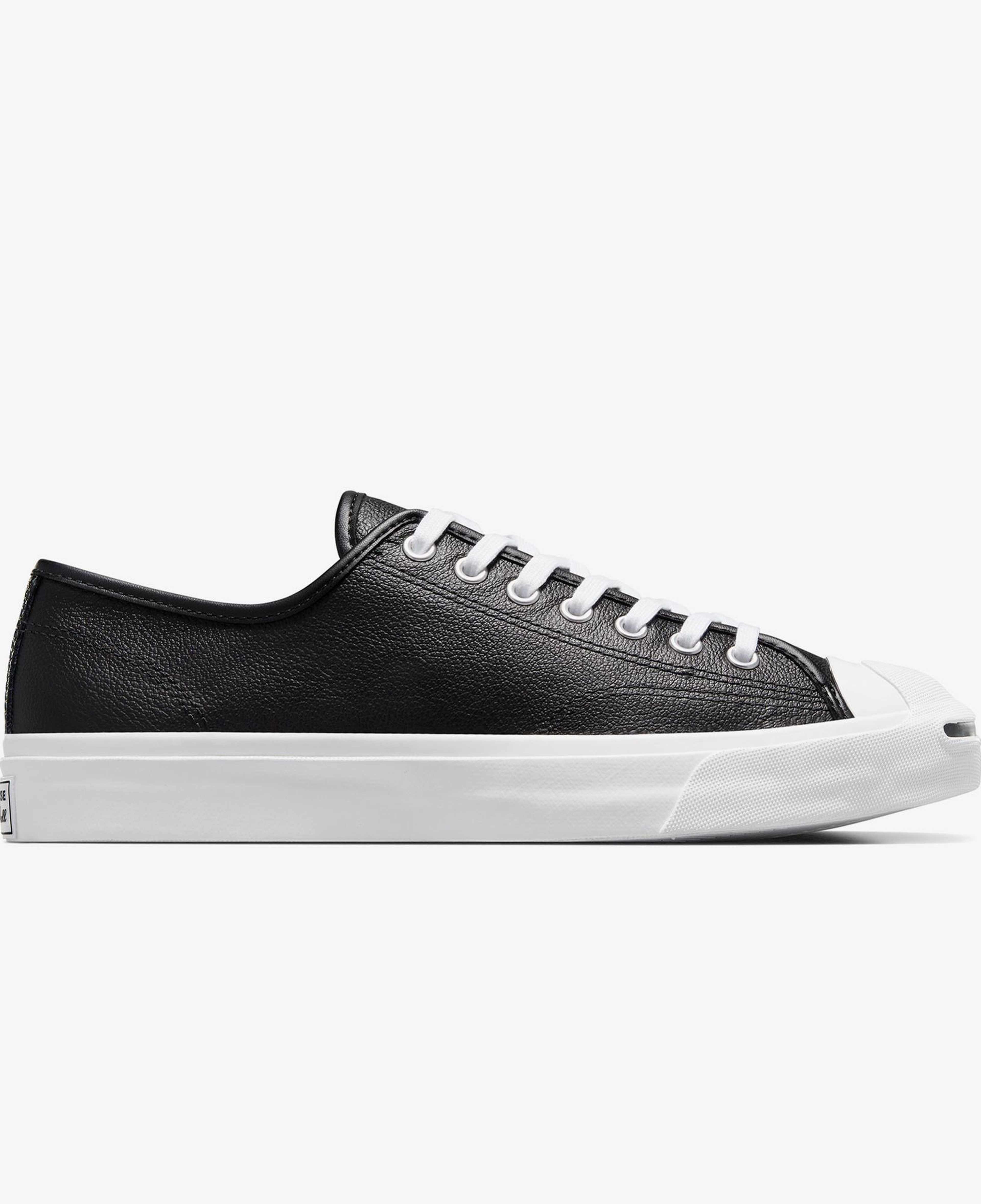 Converse Jack Purcell Unisex Siyah Deri Sneaker