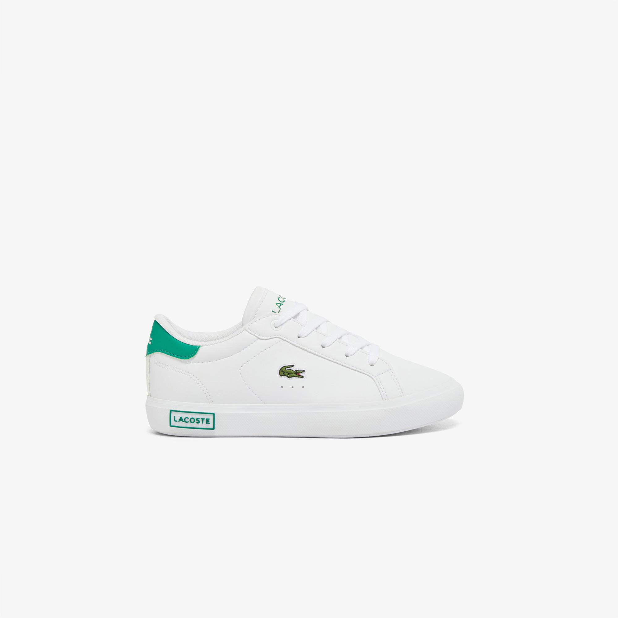 Lacoste Powercourt Çocuk Beyaz Sneaker