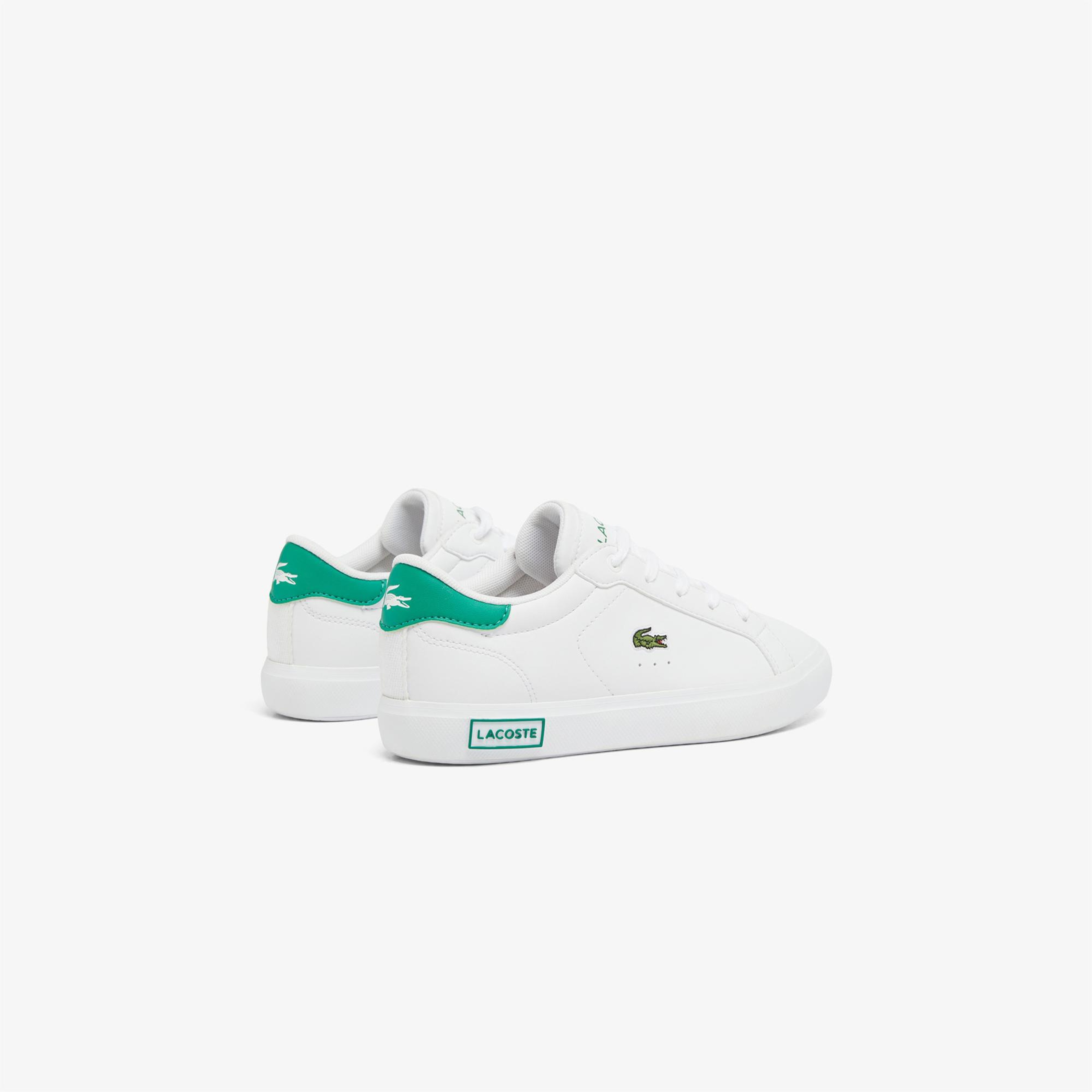 Lacoste Powercourt Çocuk Beyaz Sneaker