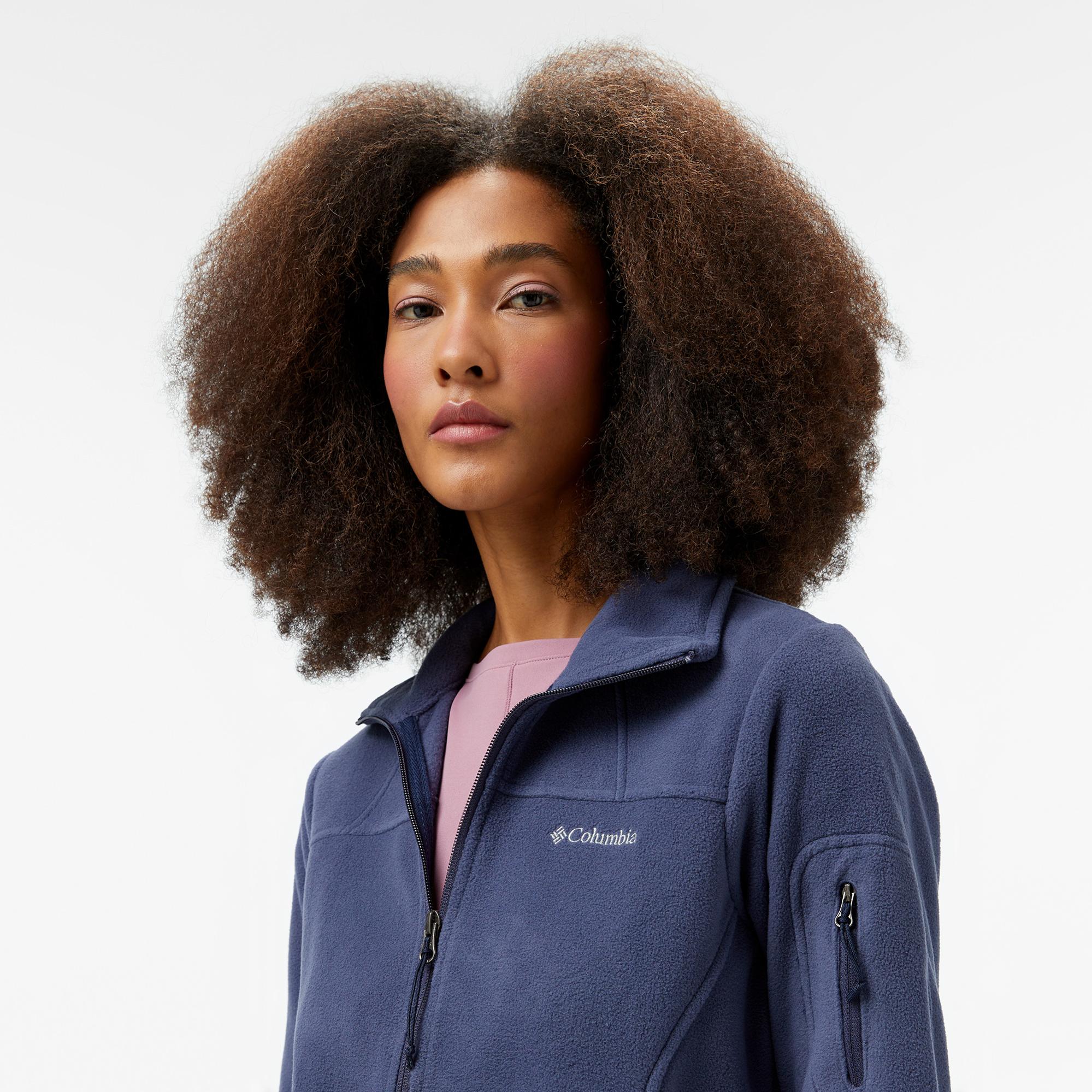 Columbia Fast Trek II Kadın Mor Polar Ceket