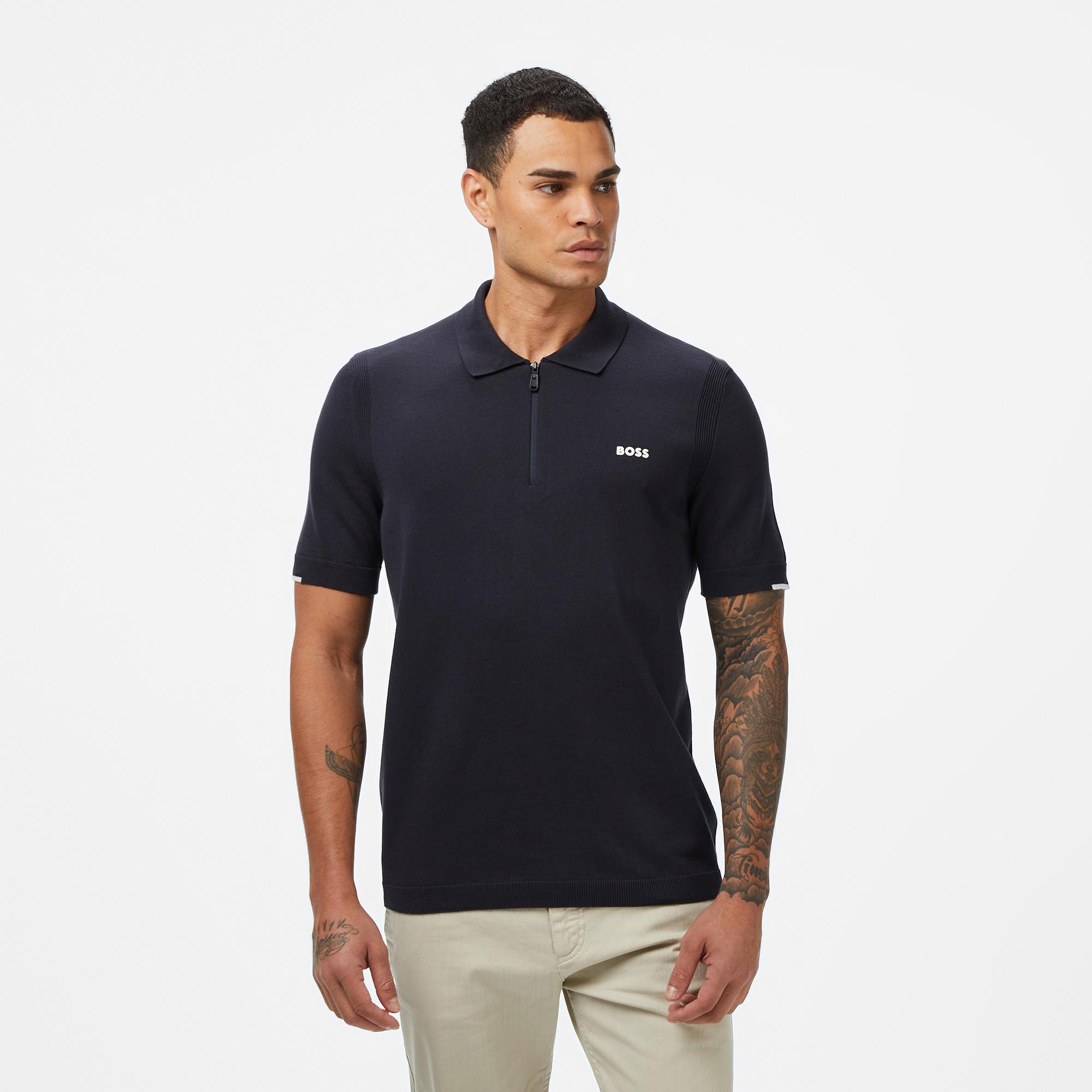 Boss Ever-X Erkek Lacivert Triko