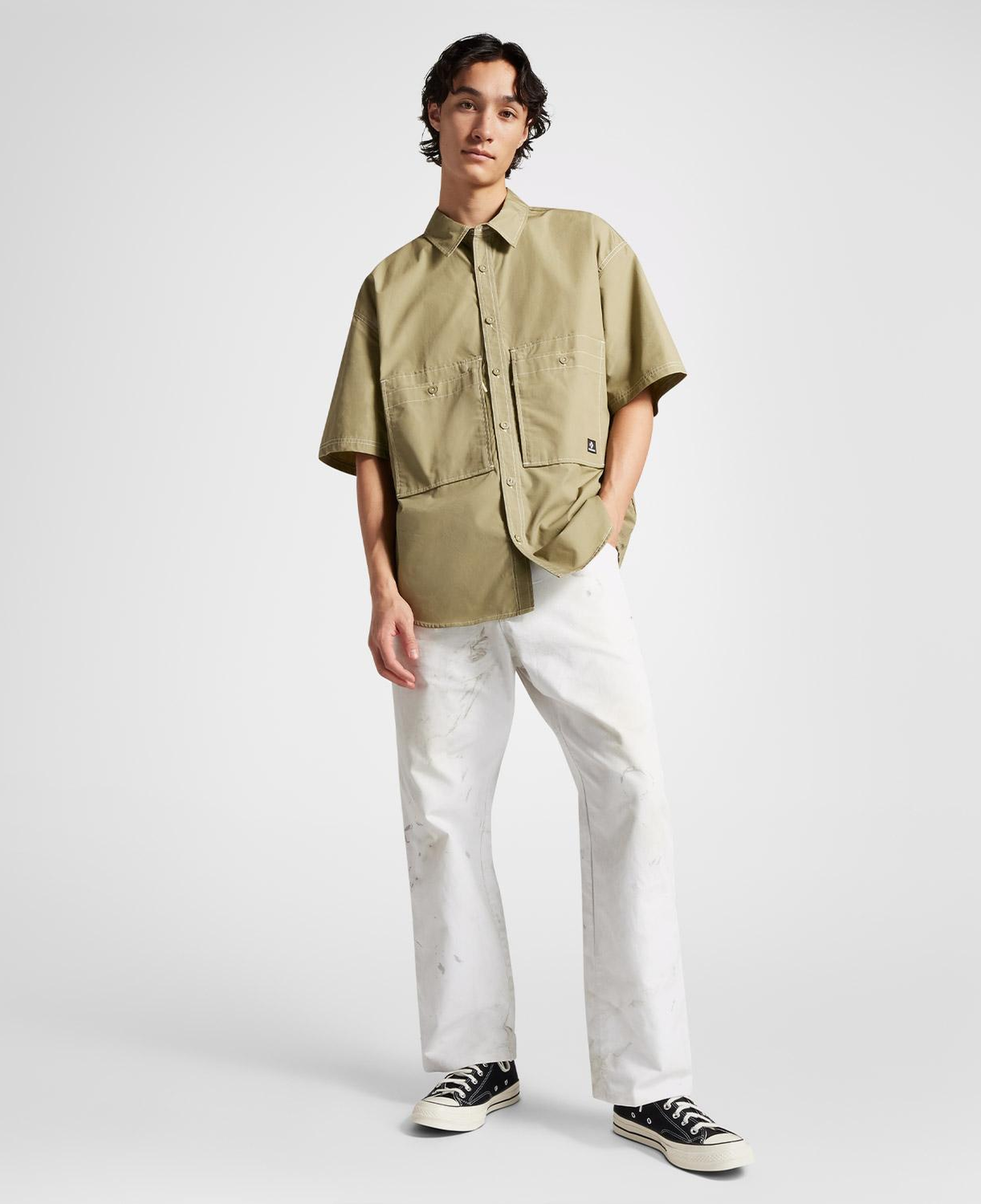 Converse Utility Erkek Haki Gömlek