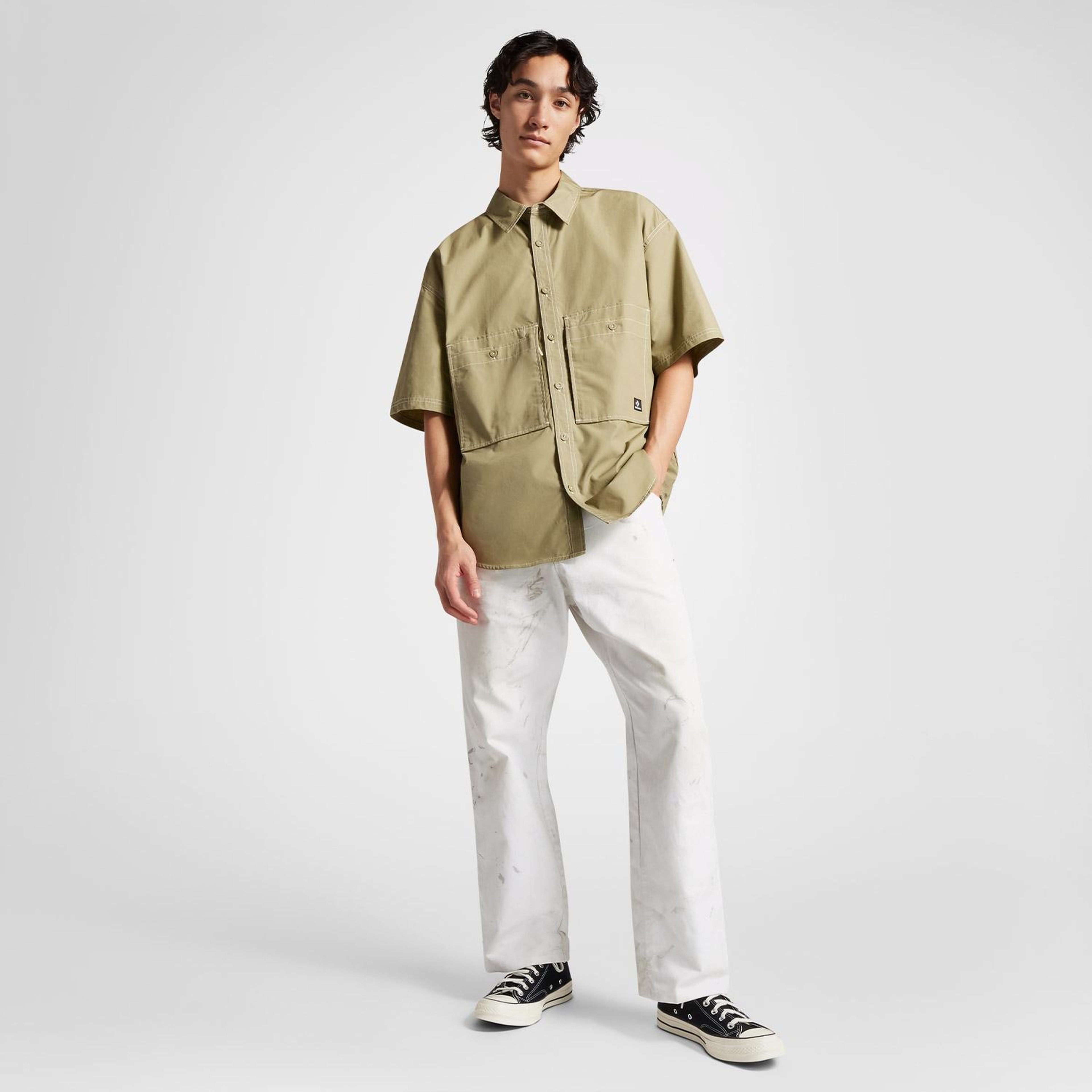 Converse Utility Erkek Haki Gömlek