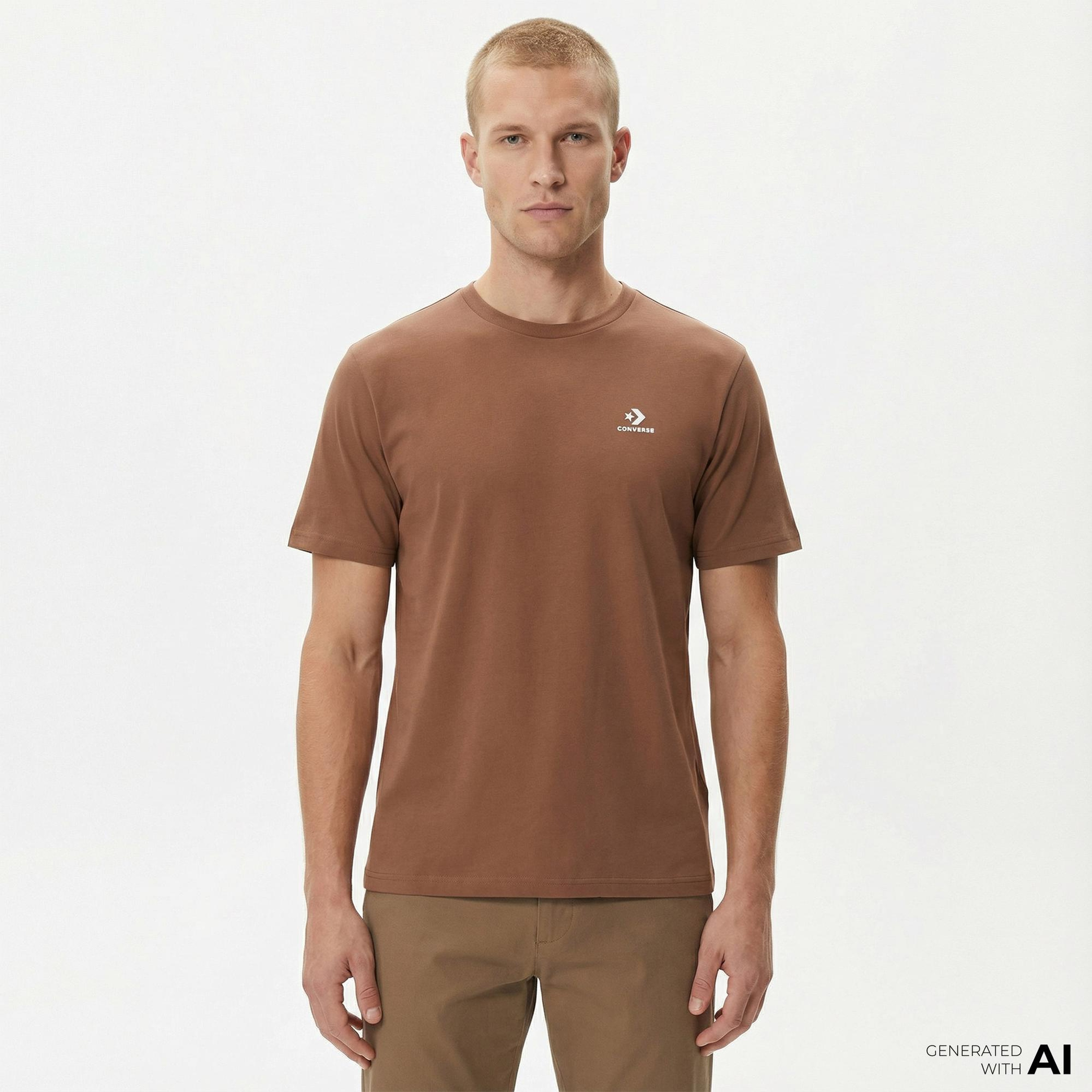 Converse Go-To Unisex Kahverengi T-Shirt