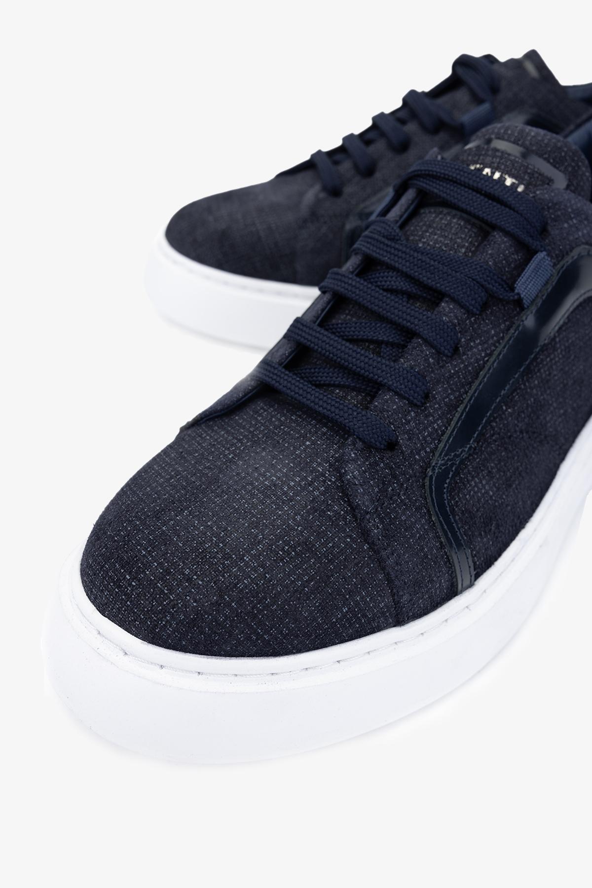 Valmenti Erkek Hakiki Deri Lacivert Sneakers & Spor Ayakkabı