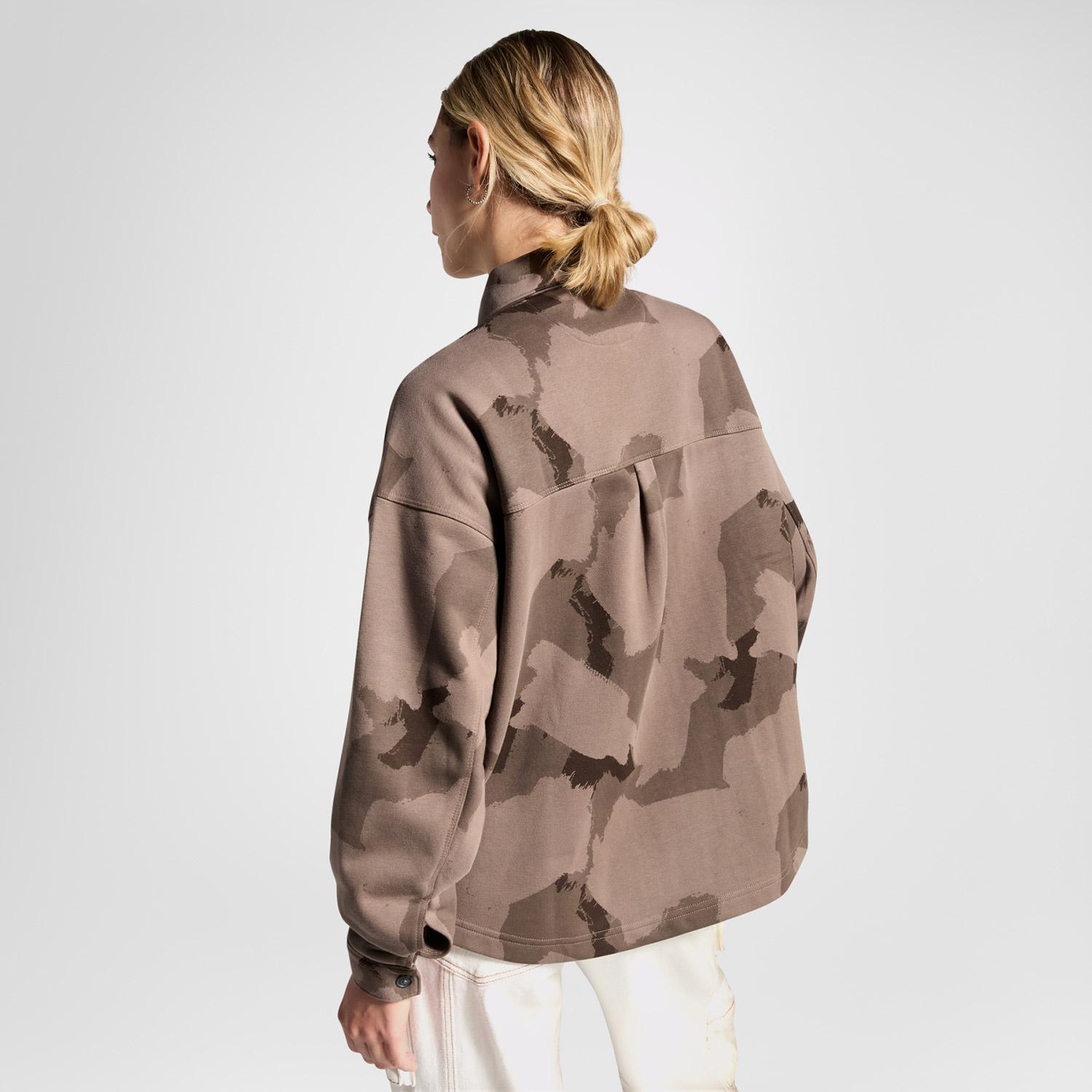 Converse Kadın Desenli Haki Ceket