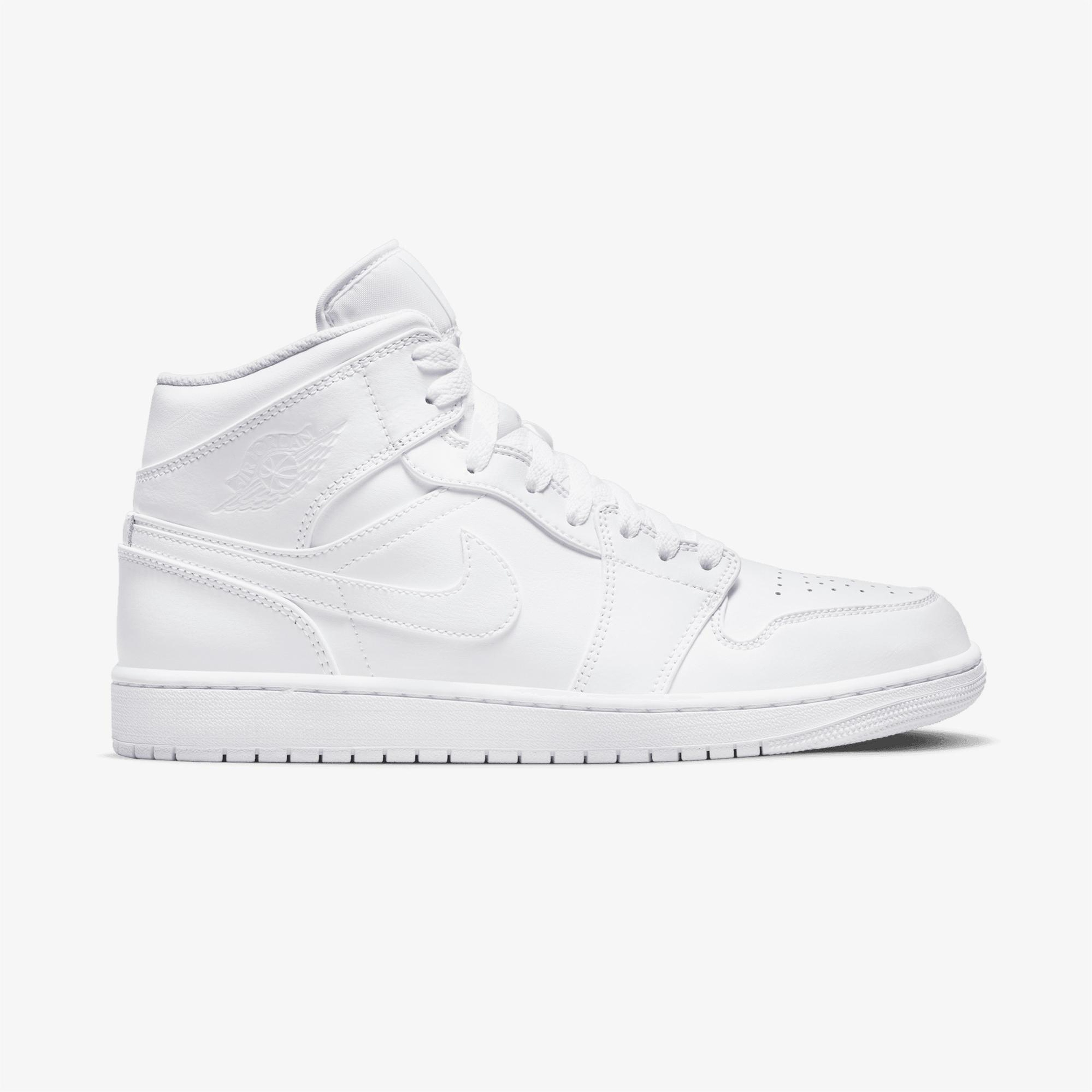 Jordan Air 1 Mid Beyaz Spor Ayakkabı