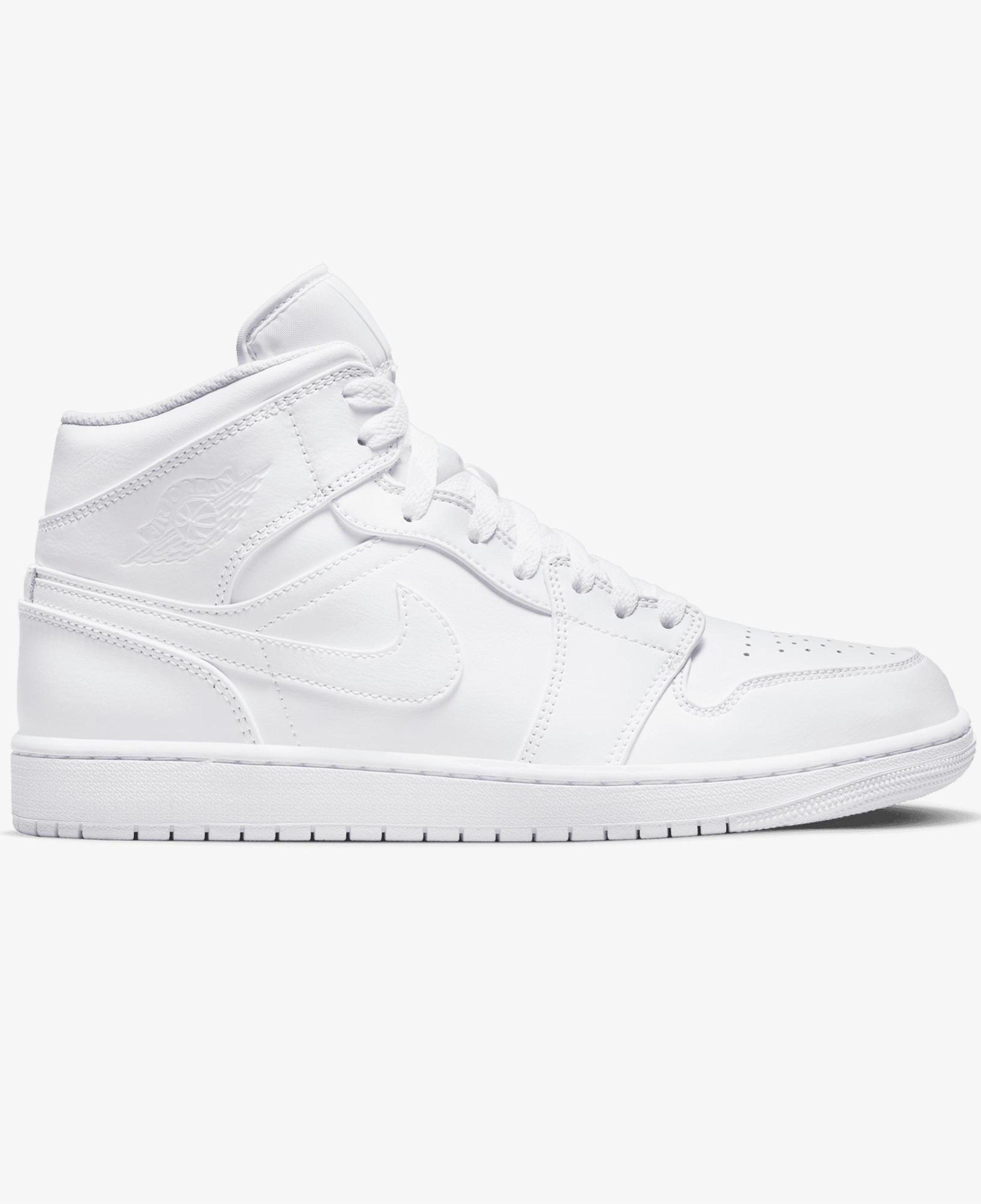 Jordan Air 1 Mid Beyaz Spor Ayakkabı