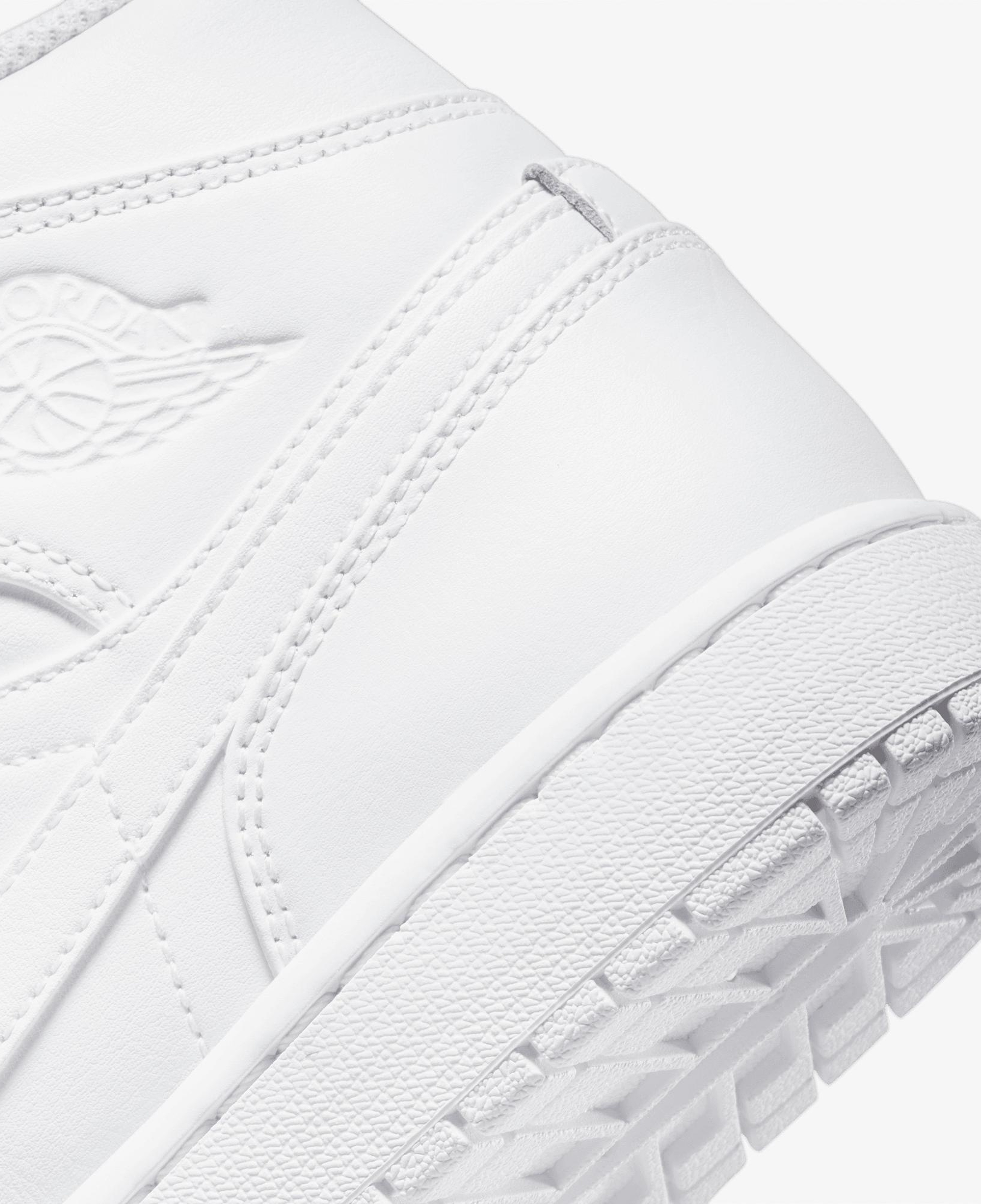 Jordan Air 1 Mid Beyaz Spor Ayakkabı