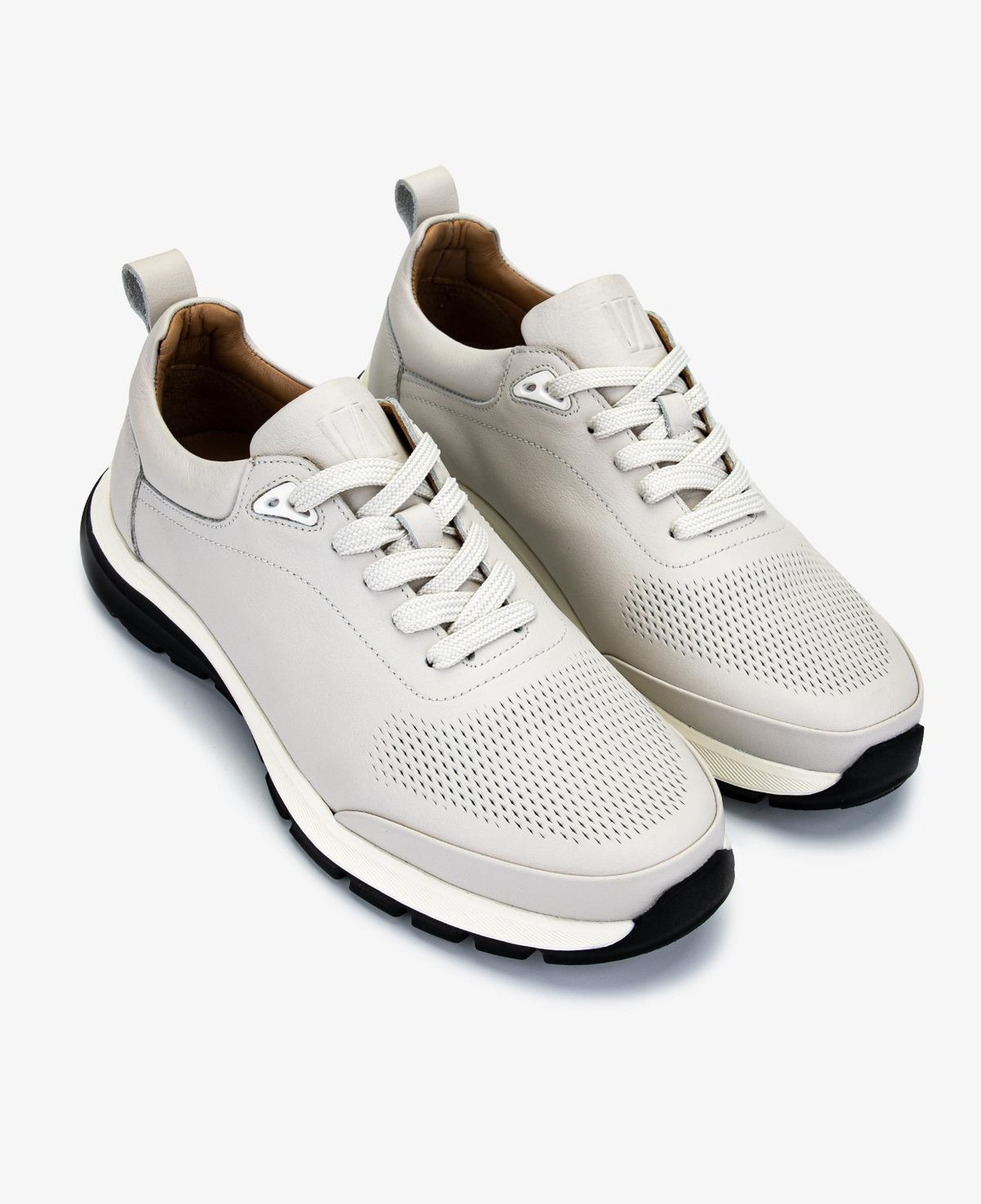 Valmenti Erkek Hakiki Deri Beyaz Sneakers & Spor Ayakkabı