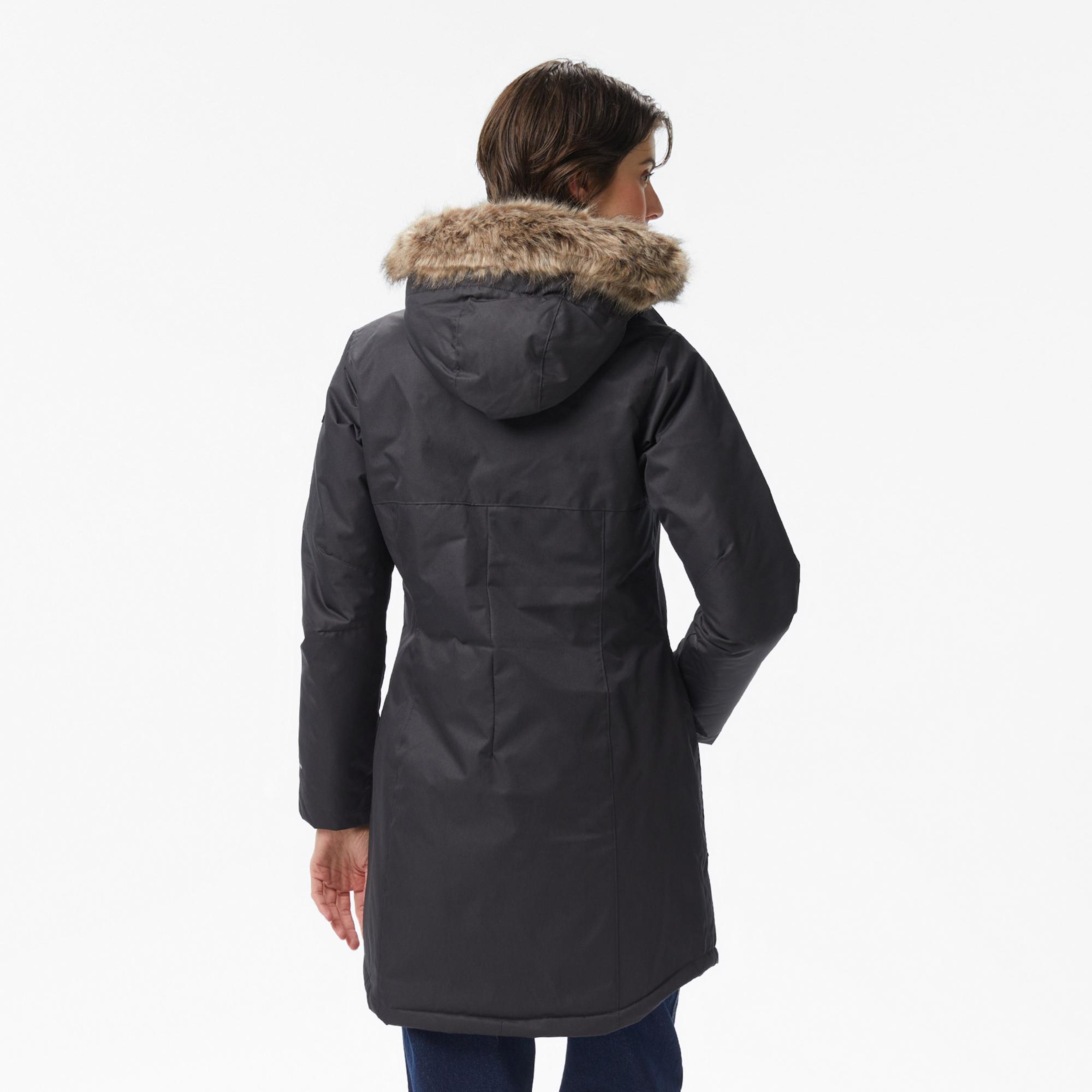 Columbia Suttle Mountain Long Insulated Kadın Siyah Mont