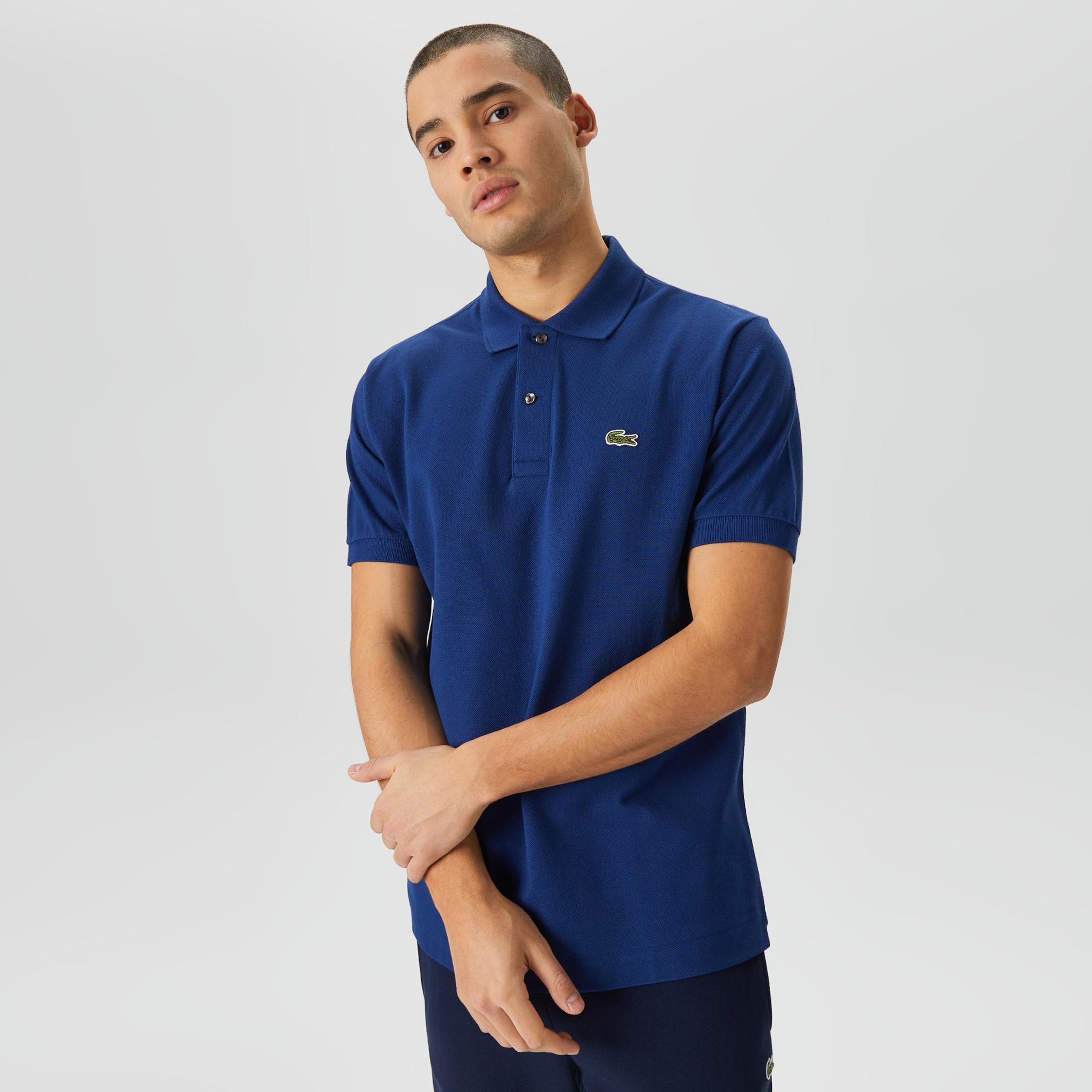 L.12.12 Erkek Classic Fit Lacivert Polo