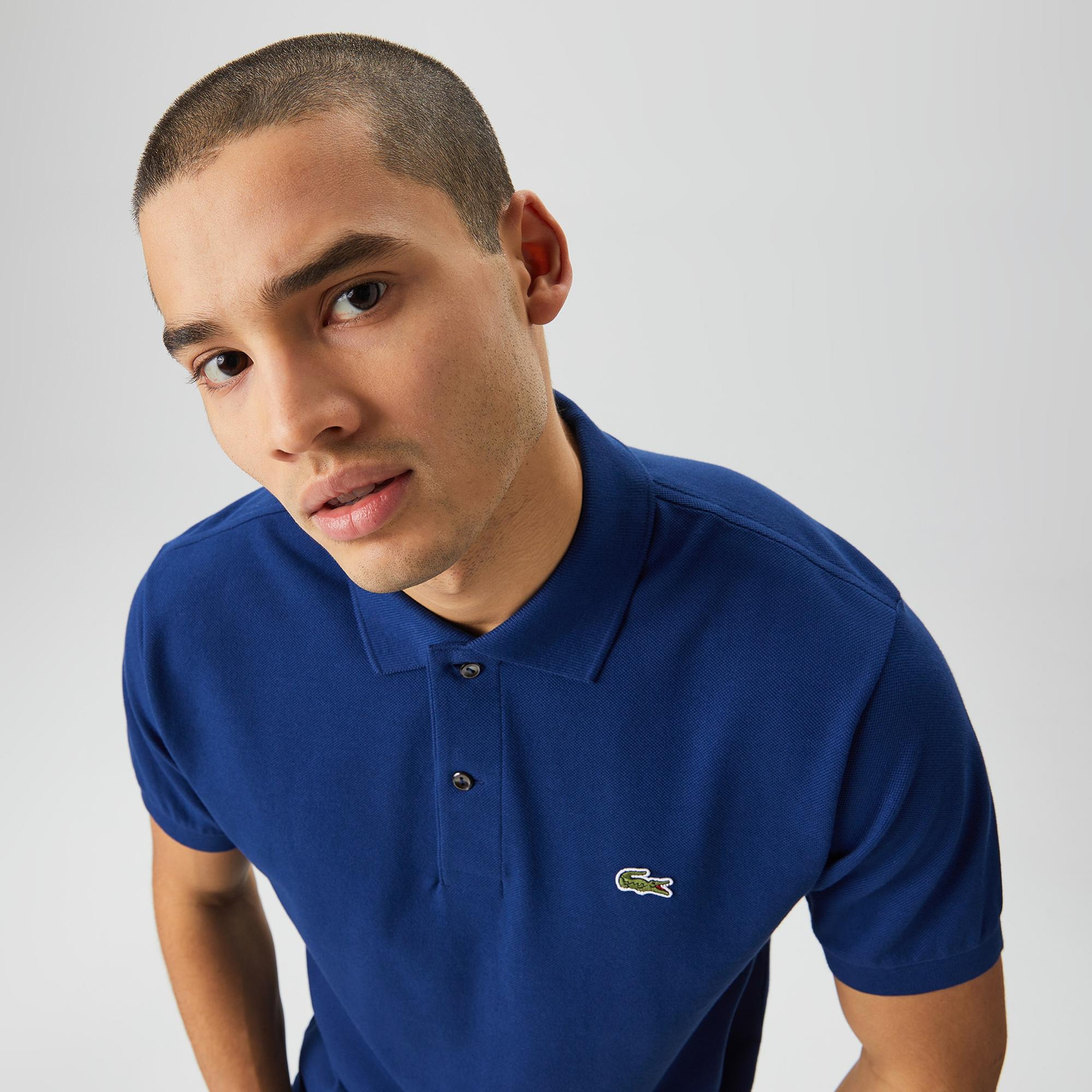 L.12.12 Erkek Classic Fit Lacivert Polo