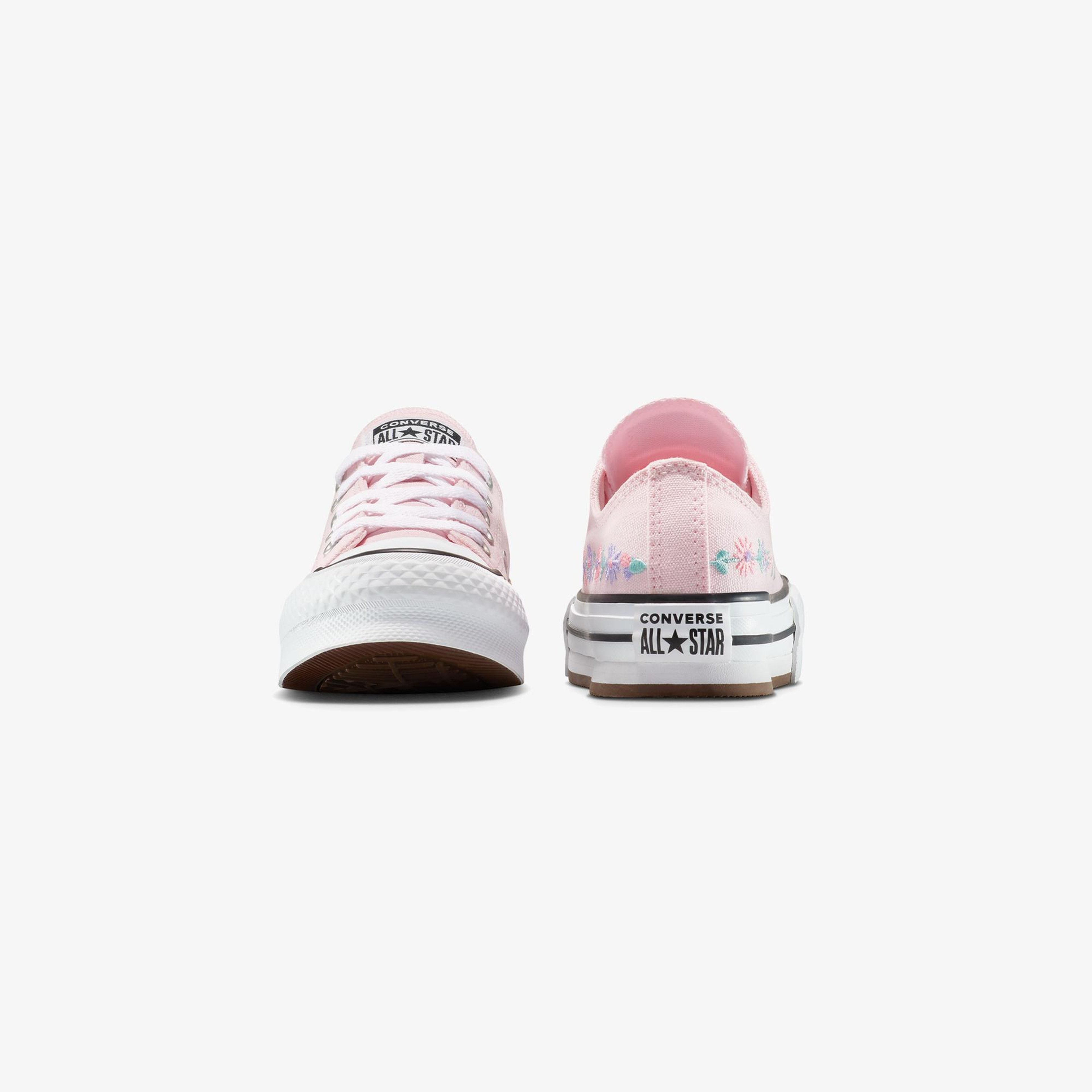 Converse Chuck Taylor All Star Platform Florals Çocuk Pembe Sneaker