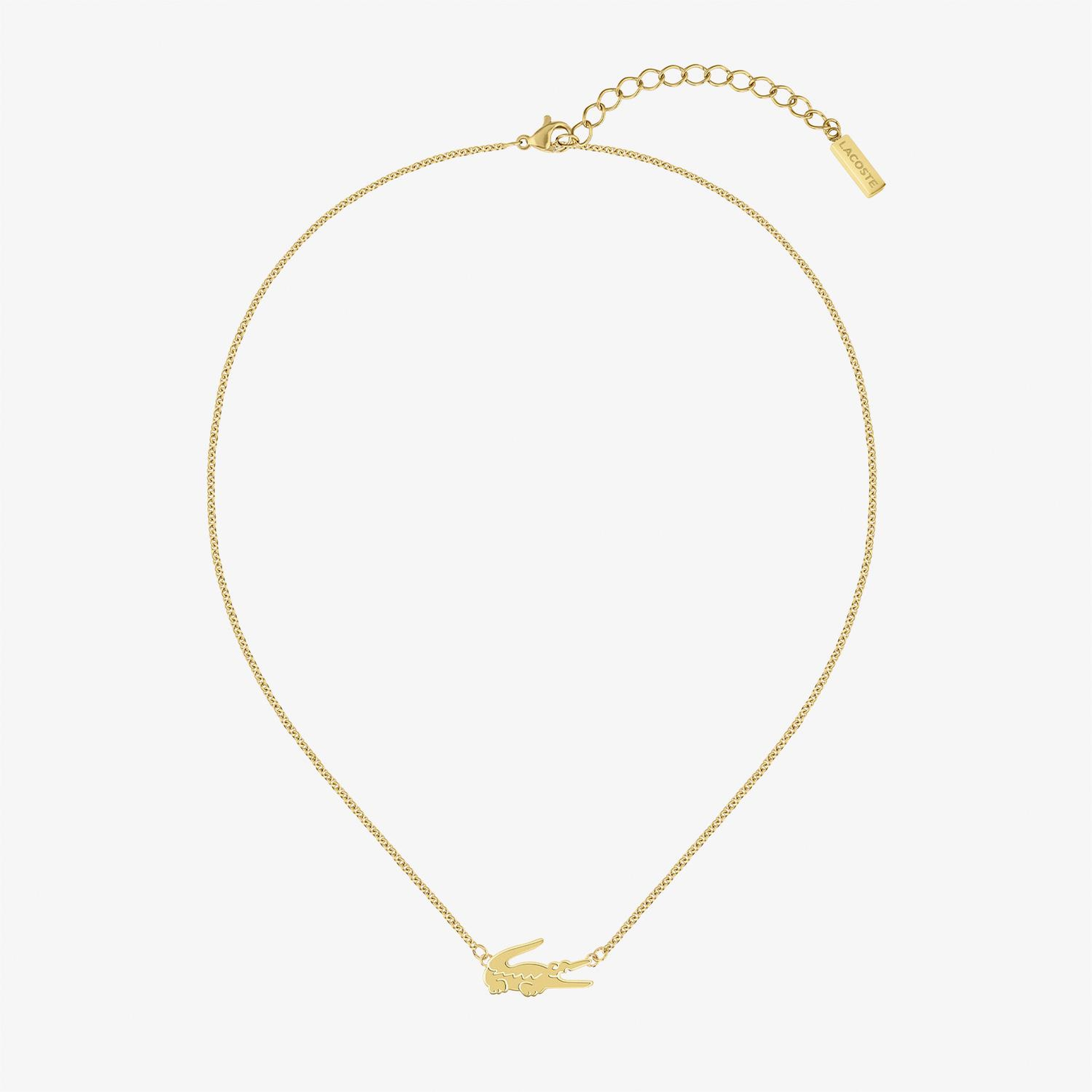 Lacoste Crocodile Kadın Sarı Kolye