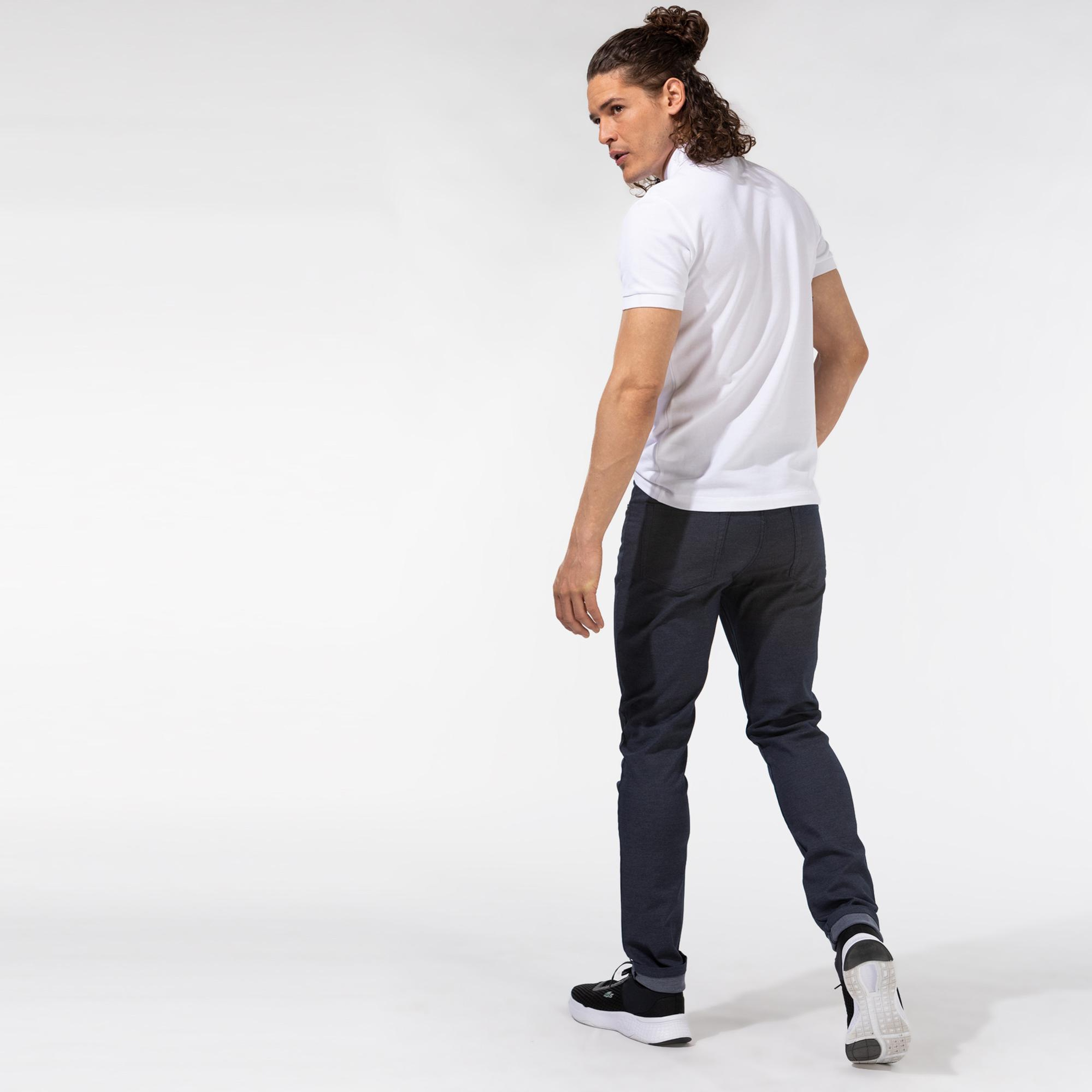 Lacoste Erkek Slim Fit Lacivert Jean Pantolon