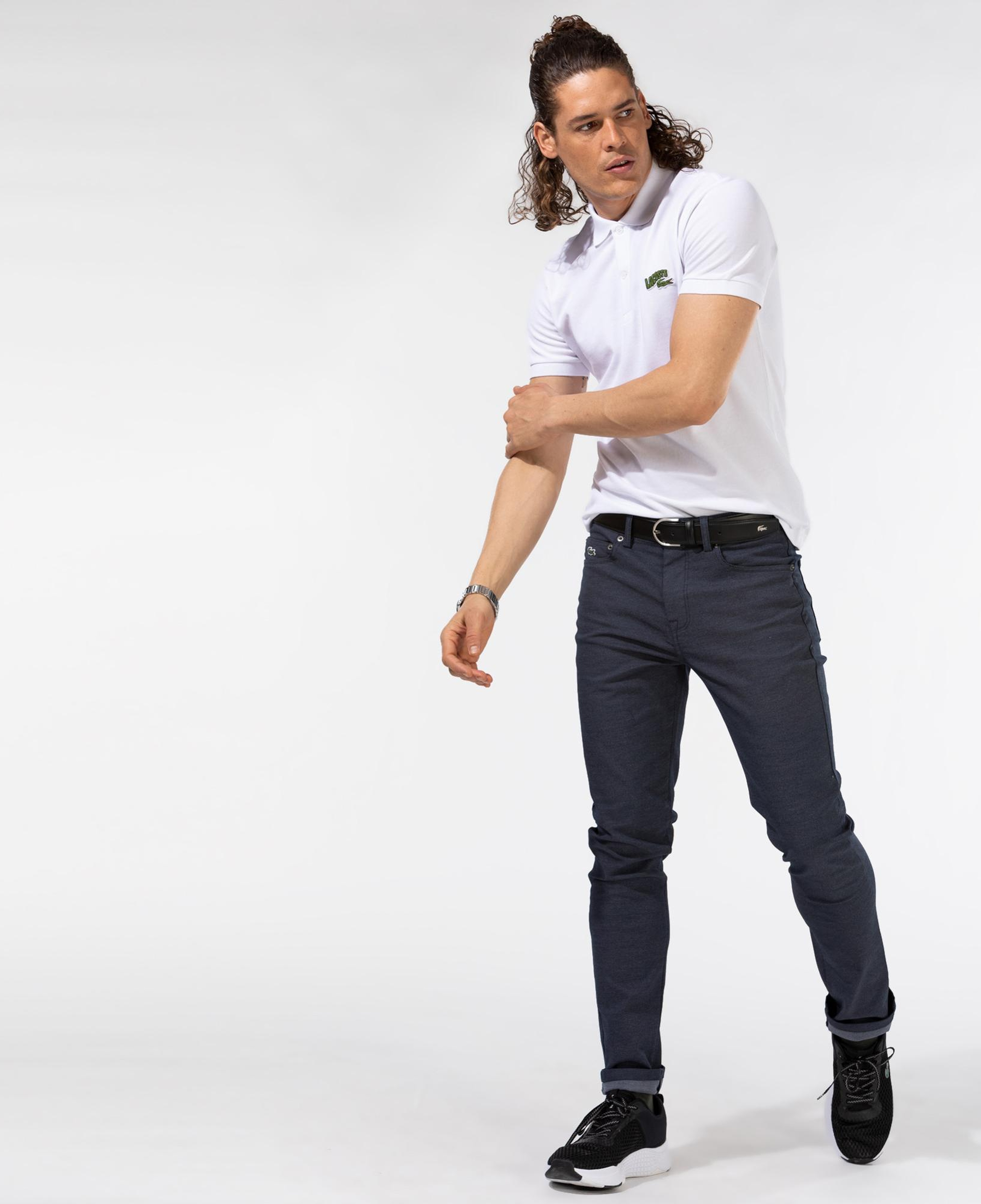 Lacoste Erkek Slim Fit Lacivert Jean Pantolon