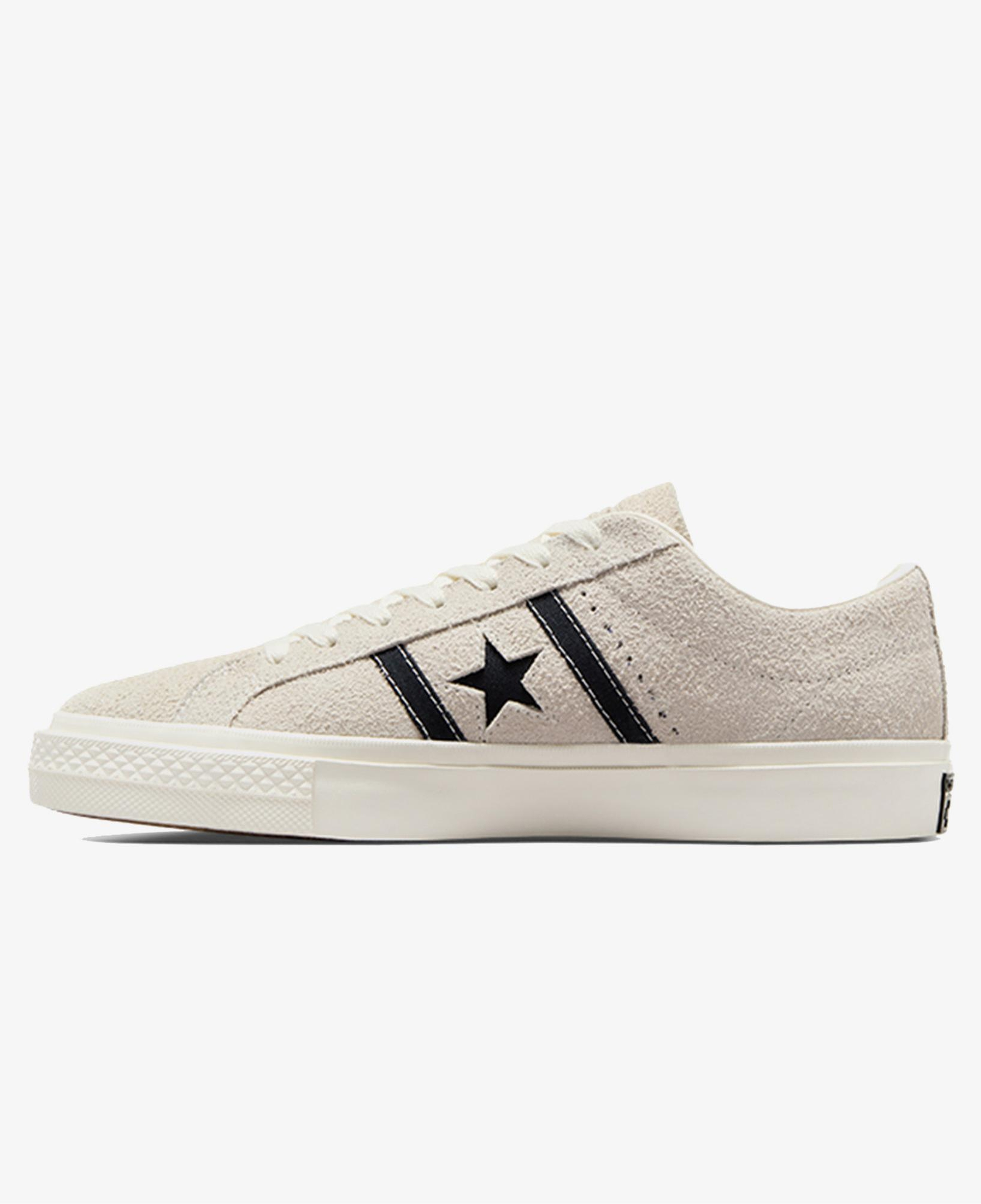 Converse One Star Academy Pro Unisex Krem Süet Sneaker