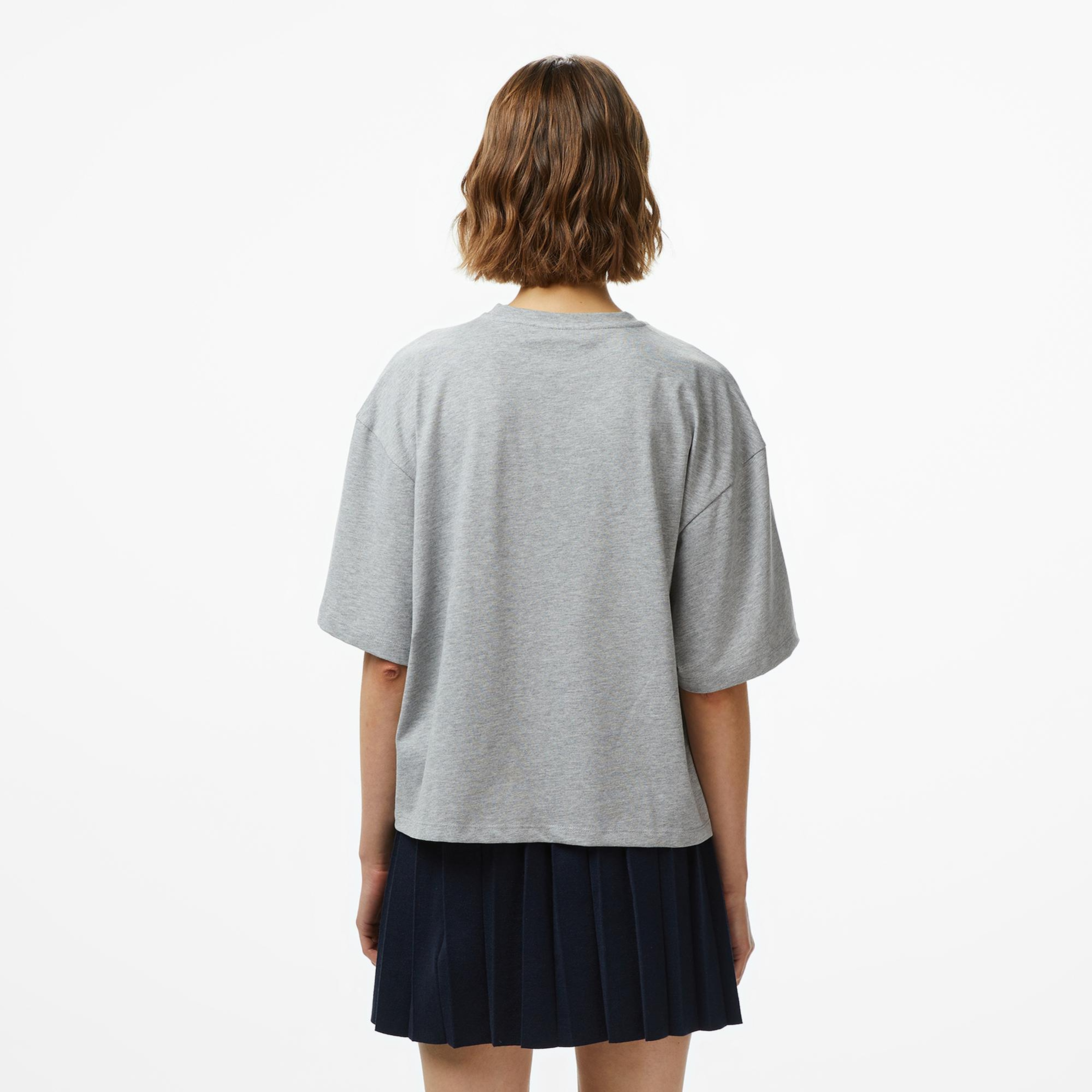 Les Benjamins Kadın Gri T-Shirt