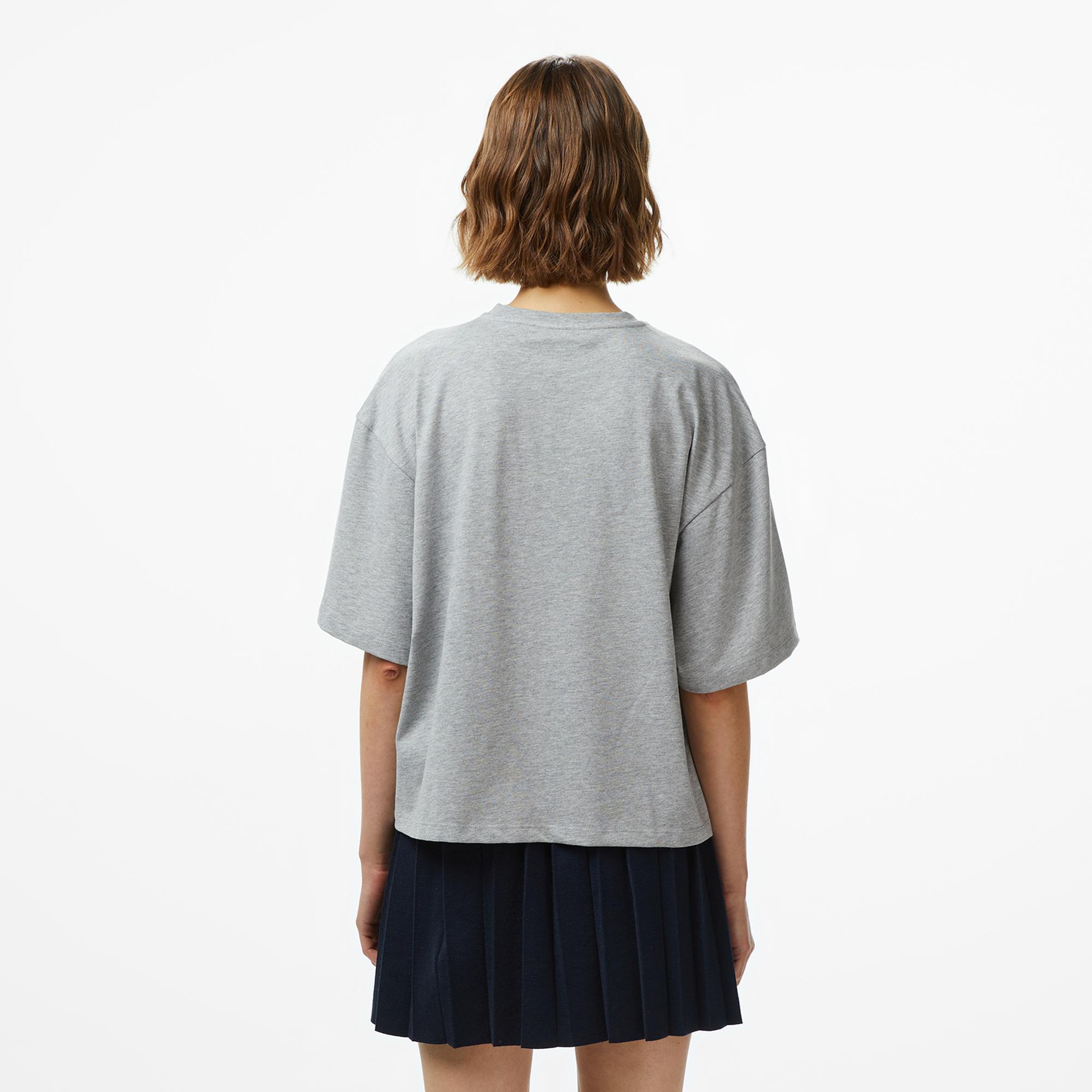 Les Benjamins Kadın Gri T-Shirt