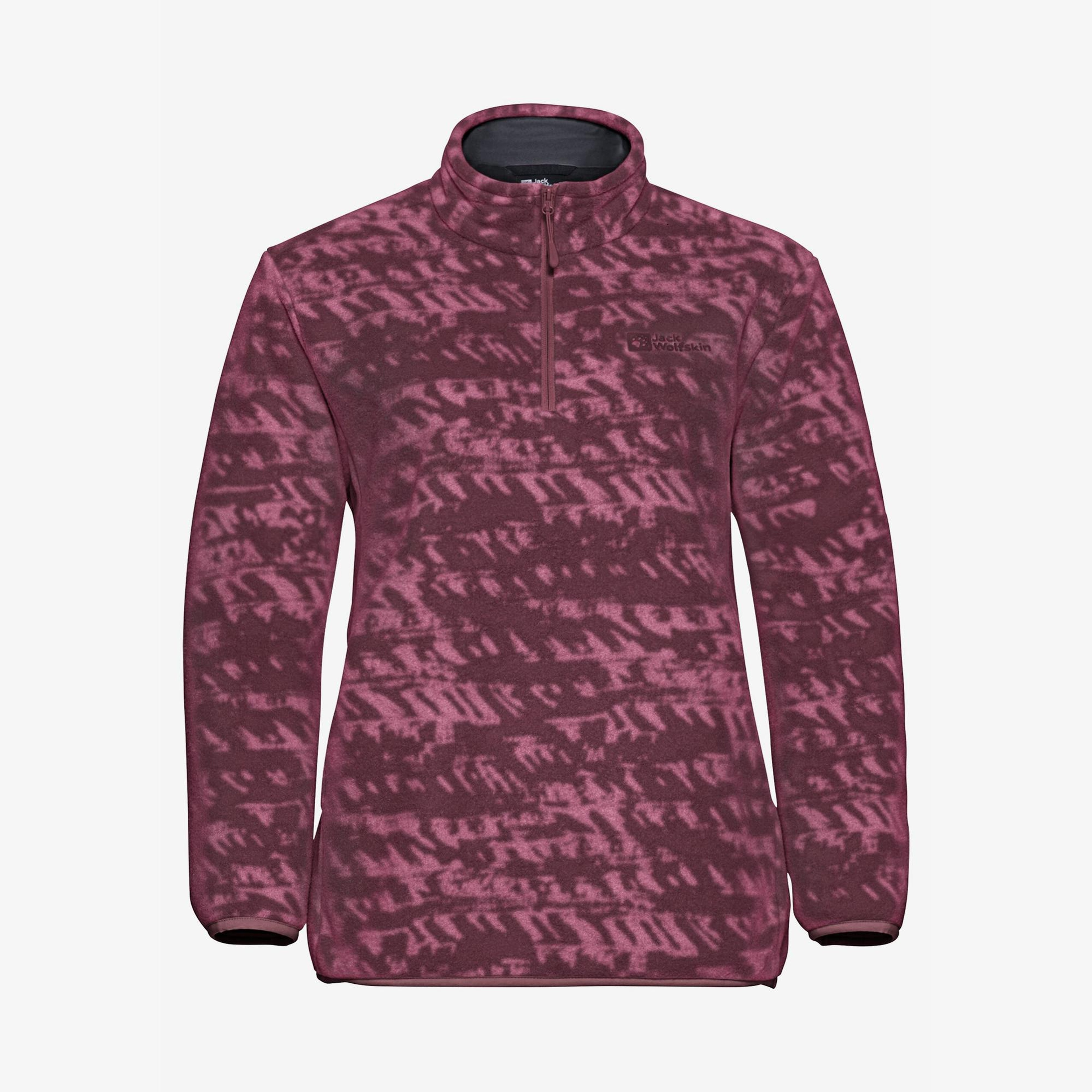 Jack Wolfskin Big Sky Half Zipped Kadın Mor Polar