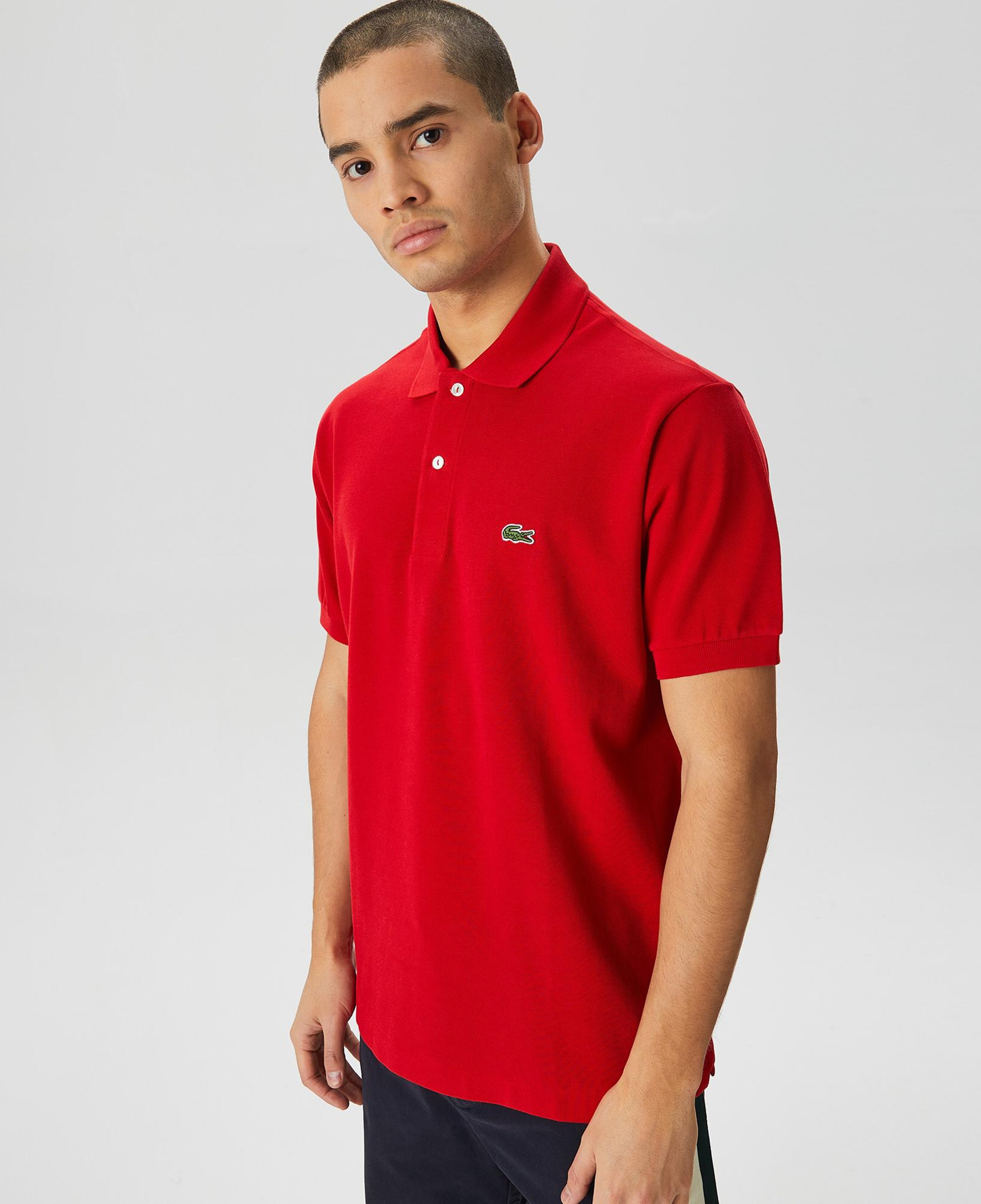 L.12.12 Erkek Classic Fit Kırmızı Polo