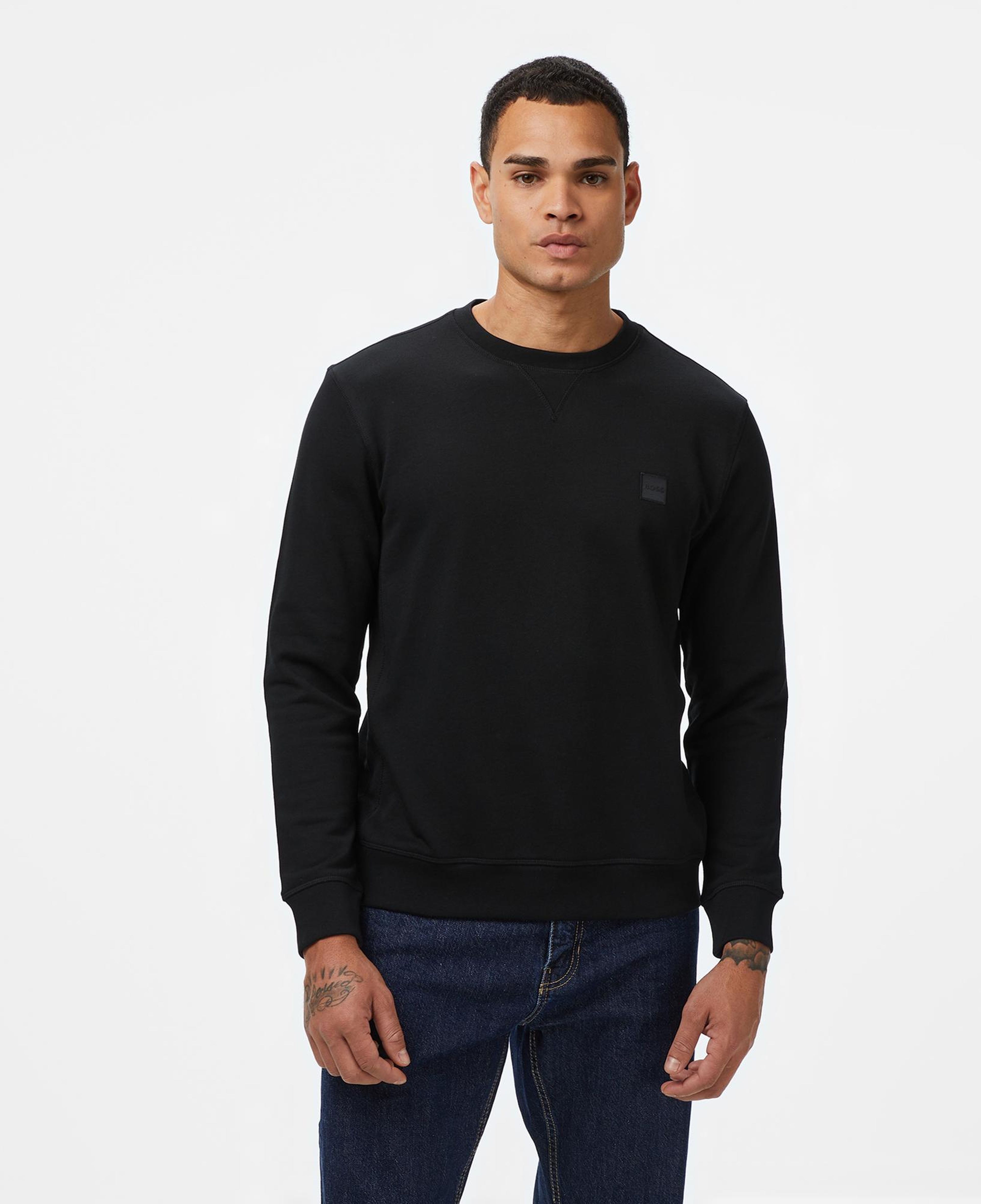 Boss Westart Erkek Siyah Sweatshirt