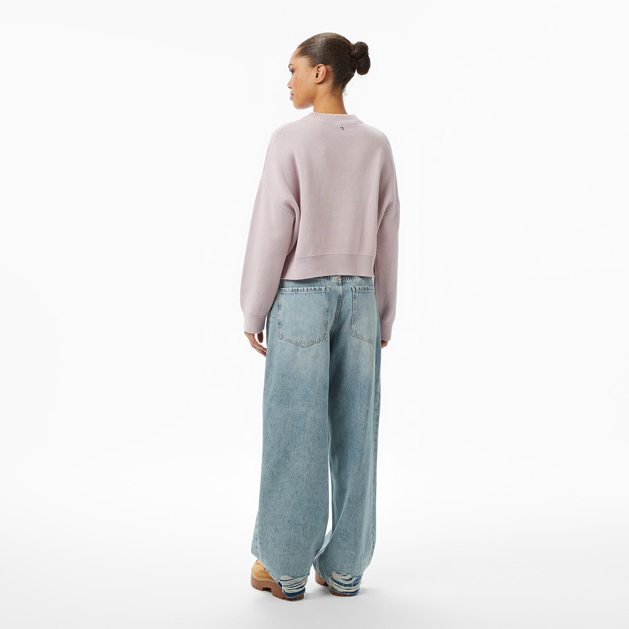 Boss Slouchy Pleated Kadın Mavi Jean