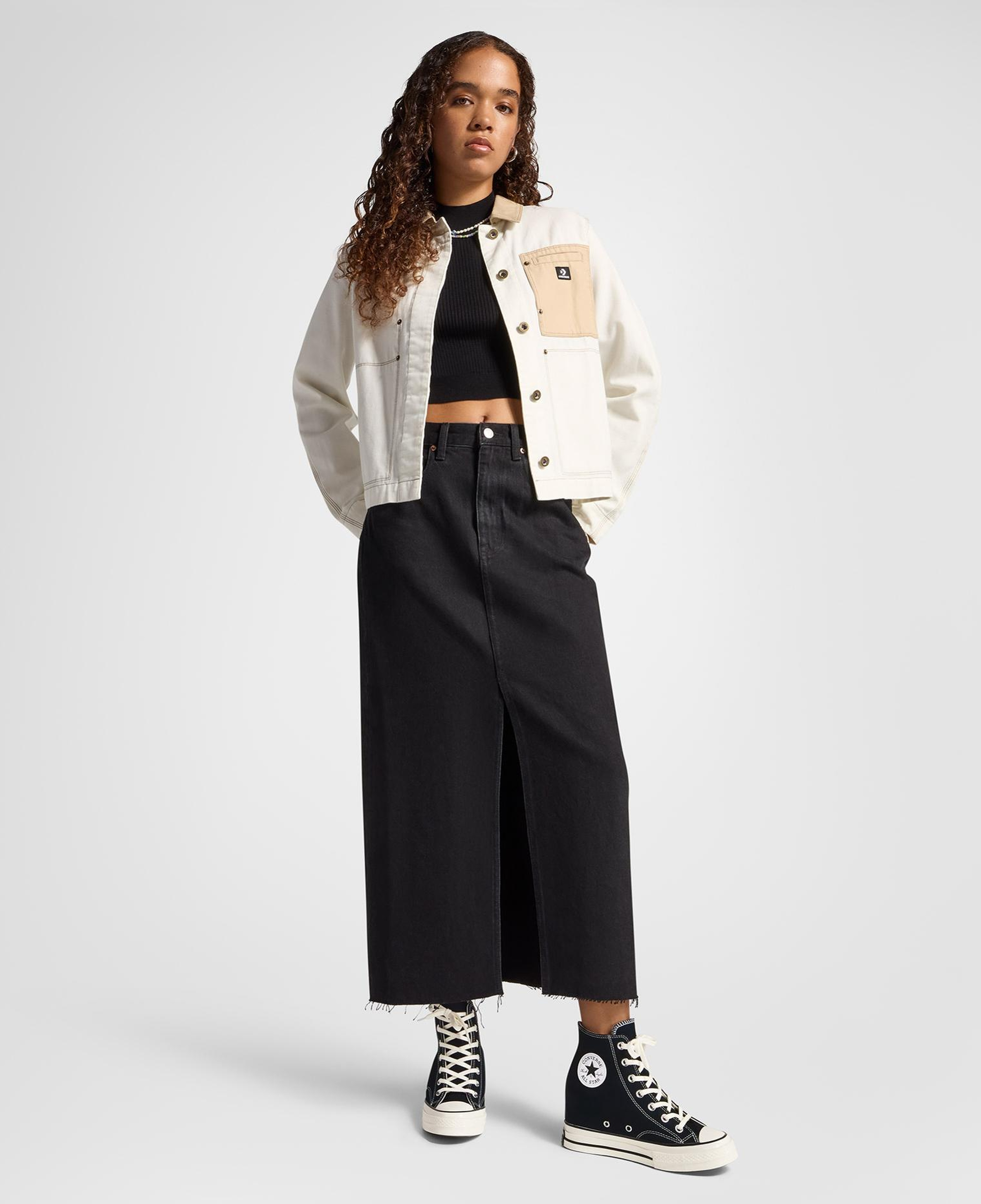 Converse Chuck 70 Wedge Kadın Siyah Platform Sneaker