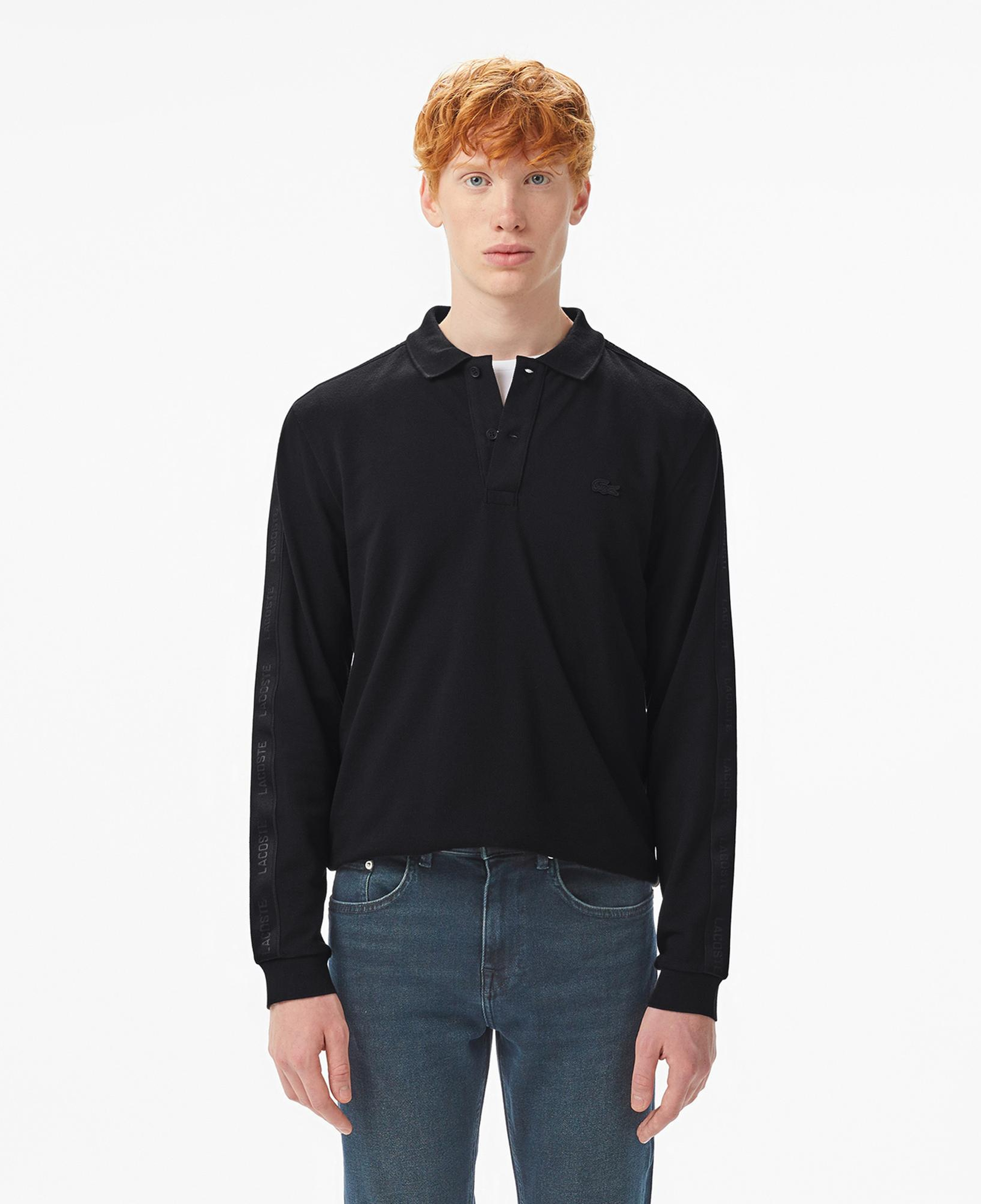 Lacoste Erkek Regular Fit Uzun Kollu Siyah Polo