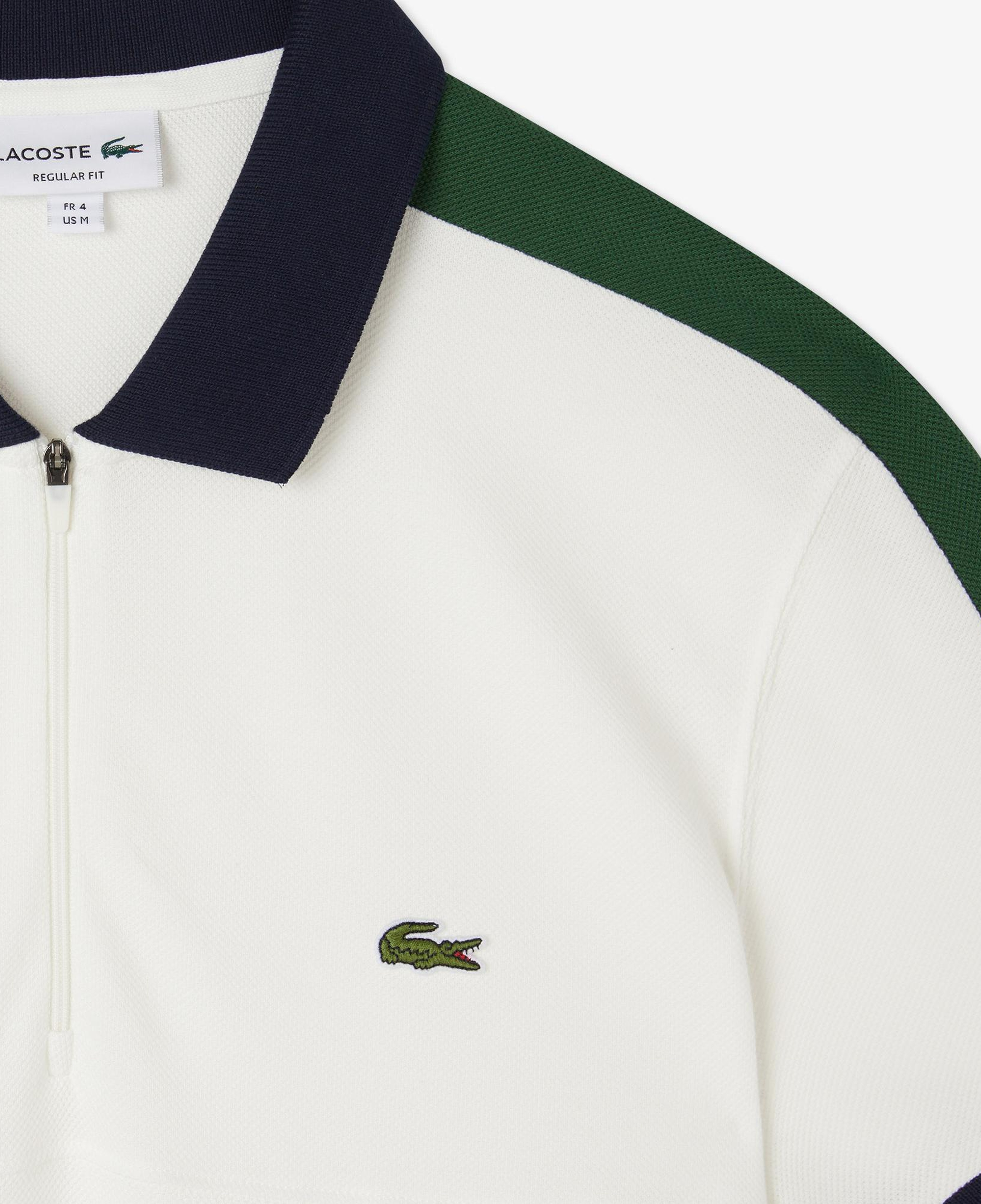 Lacoste Erkek Regular Fit Renk Bloklu Beyaz Polo