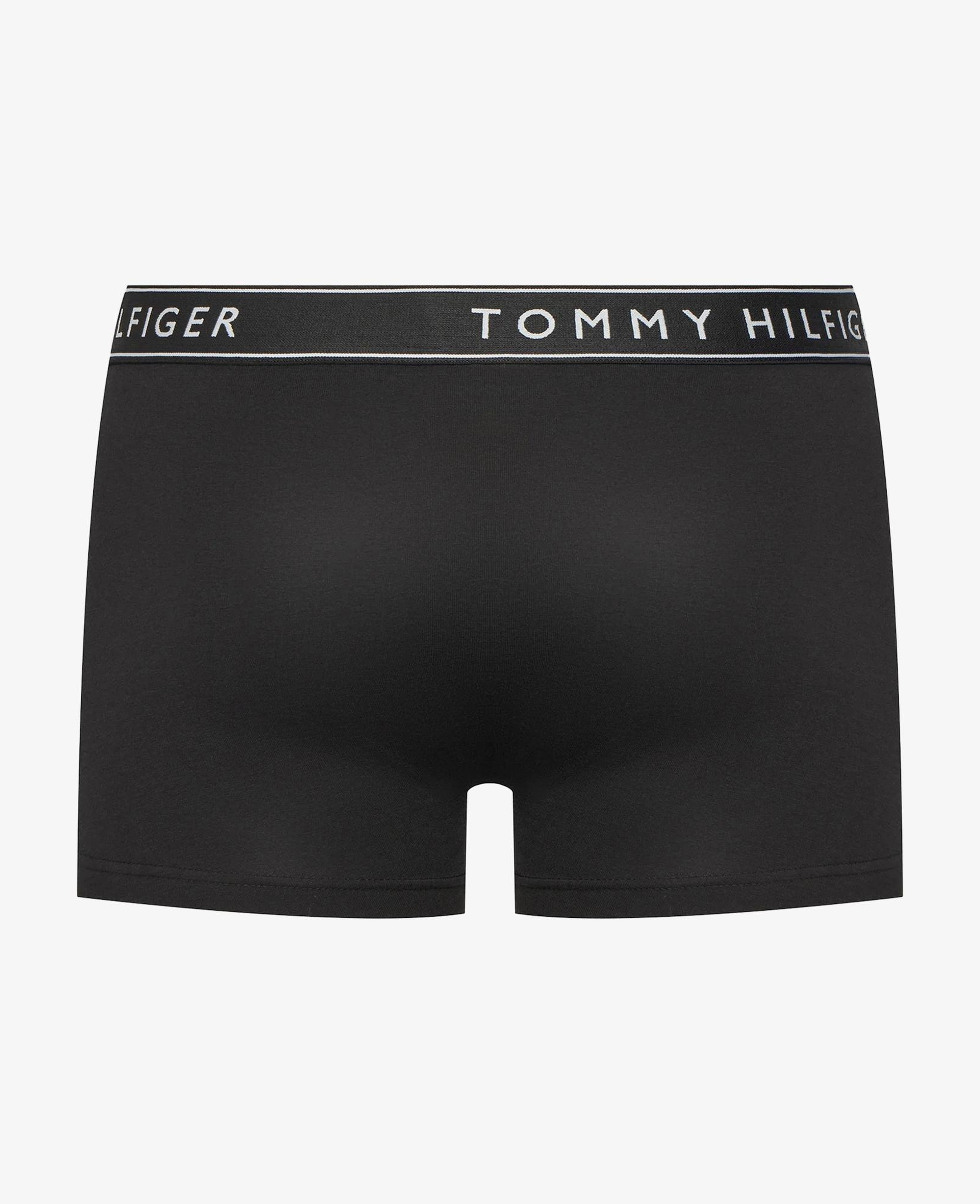Tommy Hilfiger Bel Lastikli Logolu Erkek Siyah 3'lü Boxer