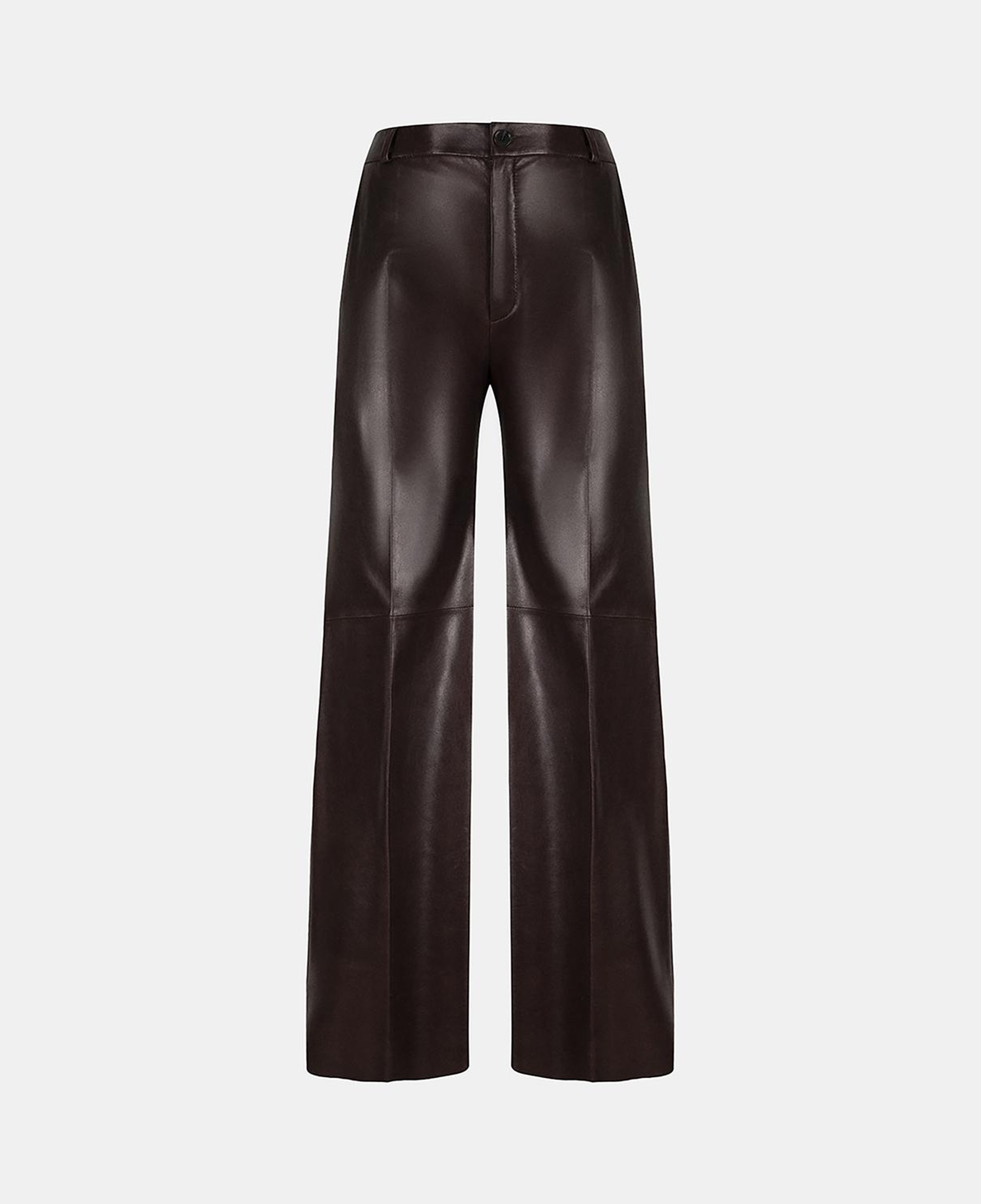 Kadın Bordo Deri Pantolon