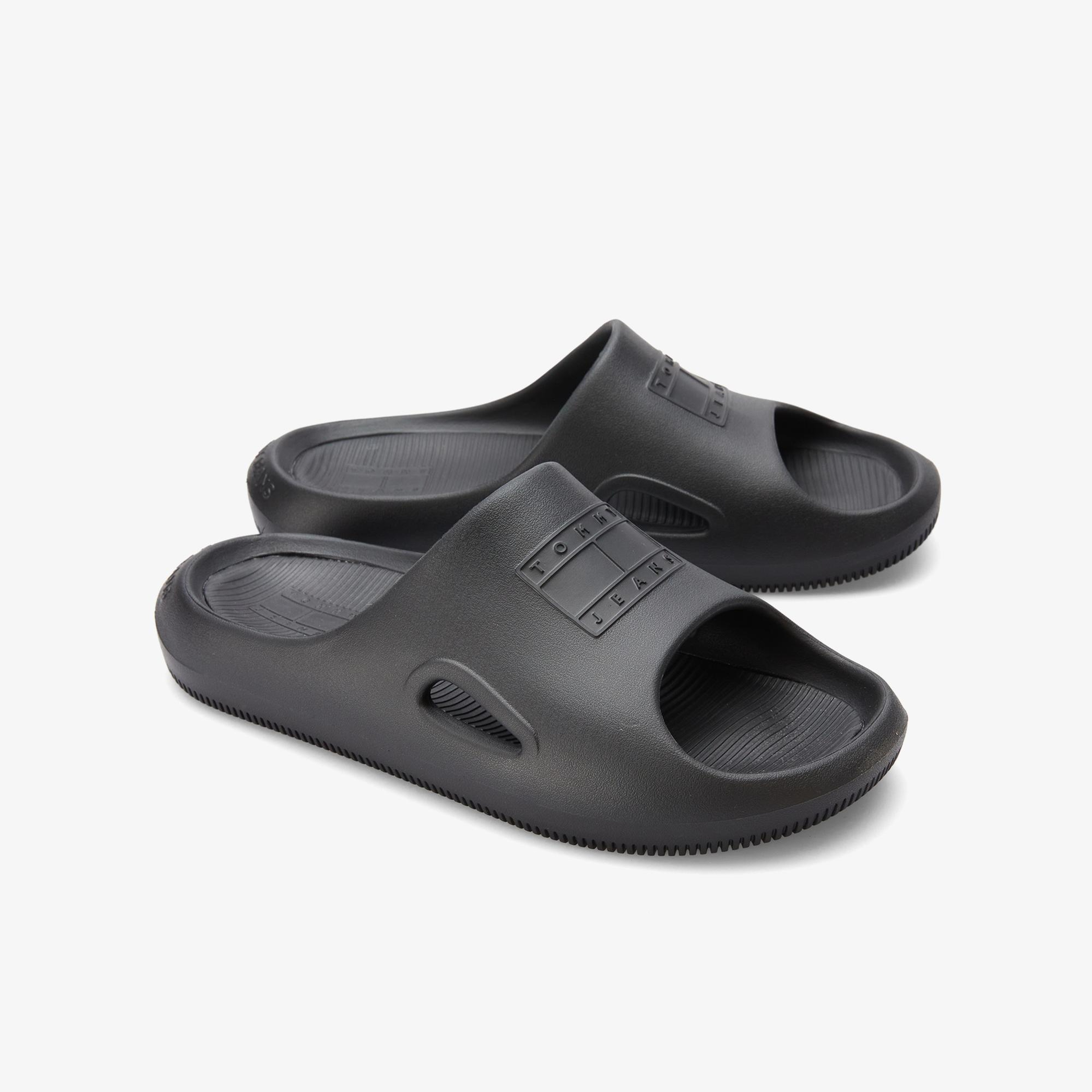 Tommy Jeans Sporty Play Erkek Siyah Terlik