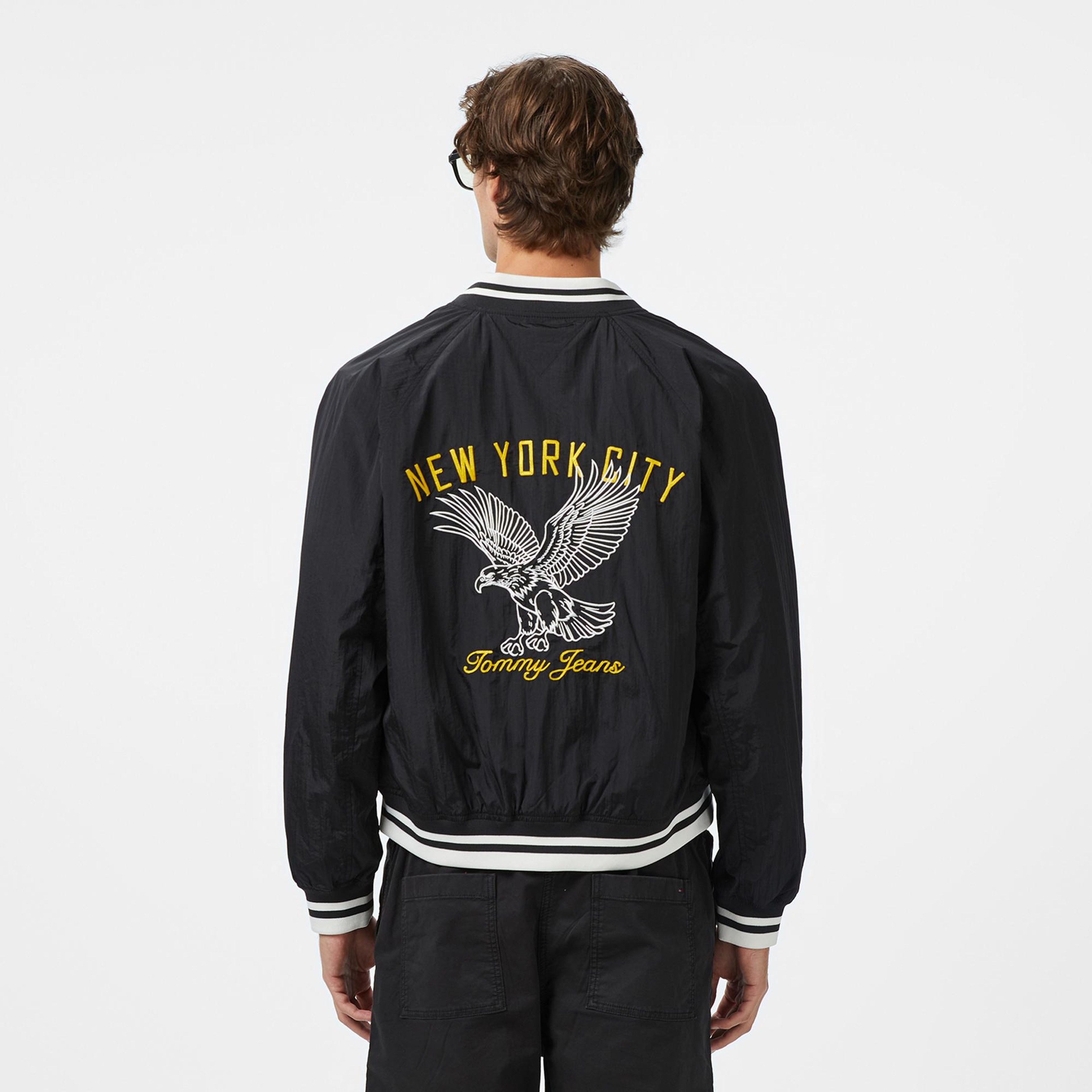 Tommy Jeans Solid Xs Badge Rlx Erkek Siyah Ceket