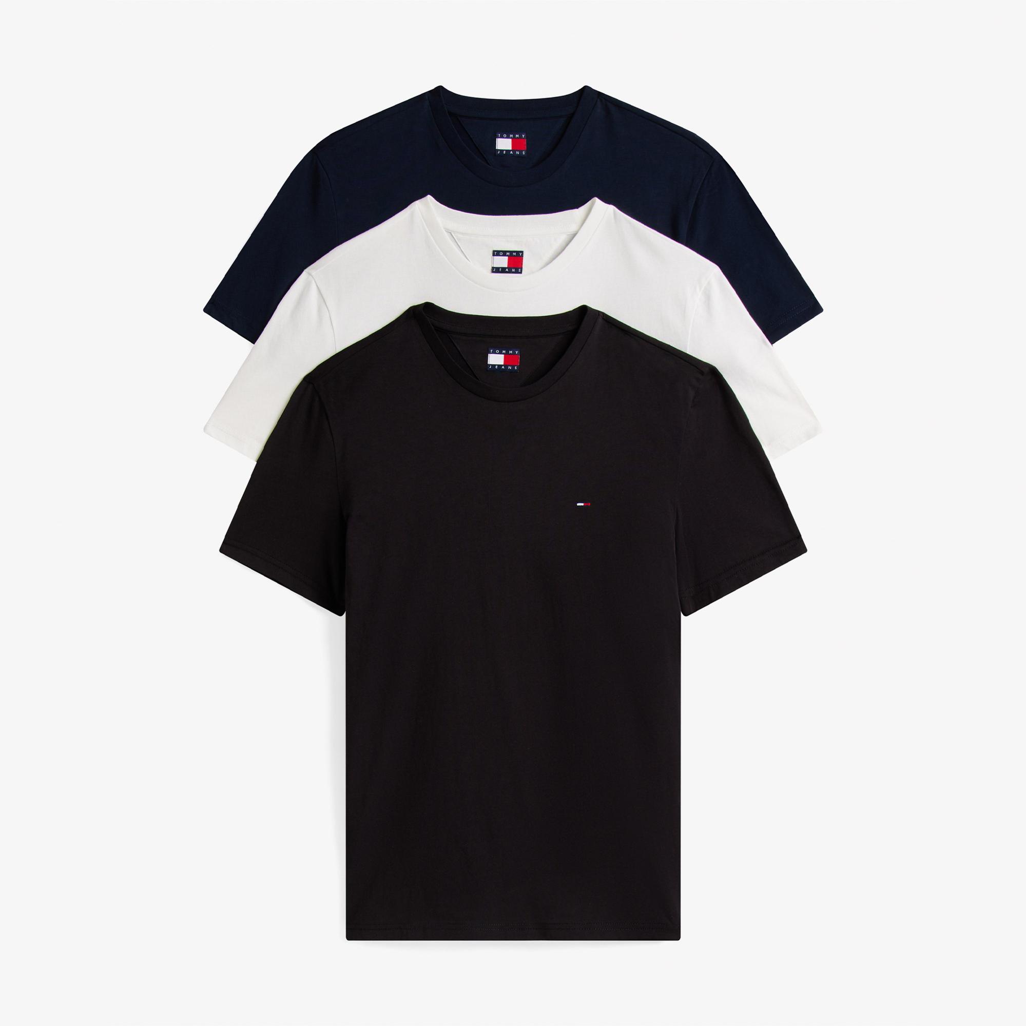 Tommy Hilfiger Classic Flag Erkek Renkli T-Shirt